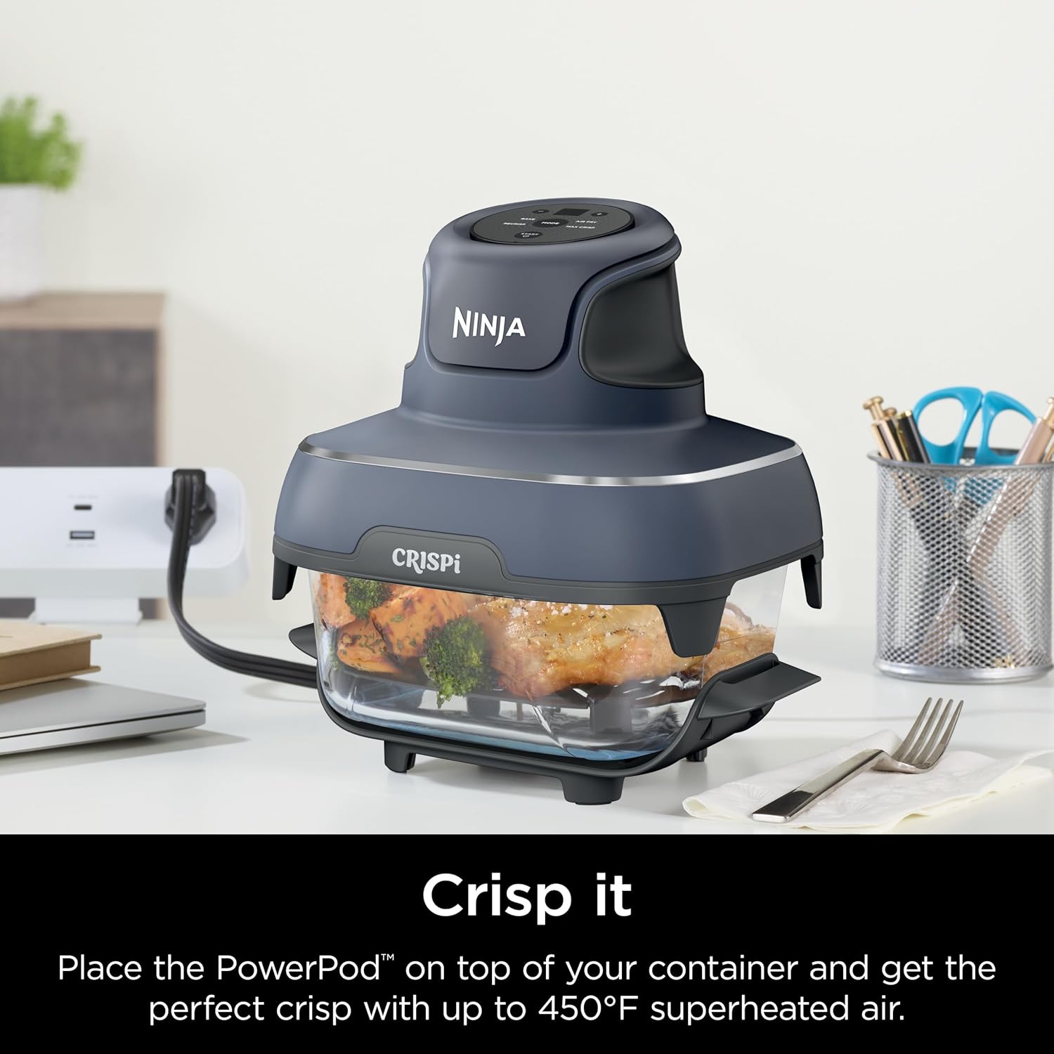 Ninja Crispi 4-in-1 Portable Glass Air Fryer Cooking System wourant