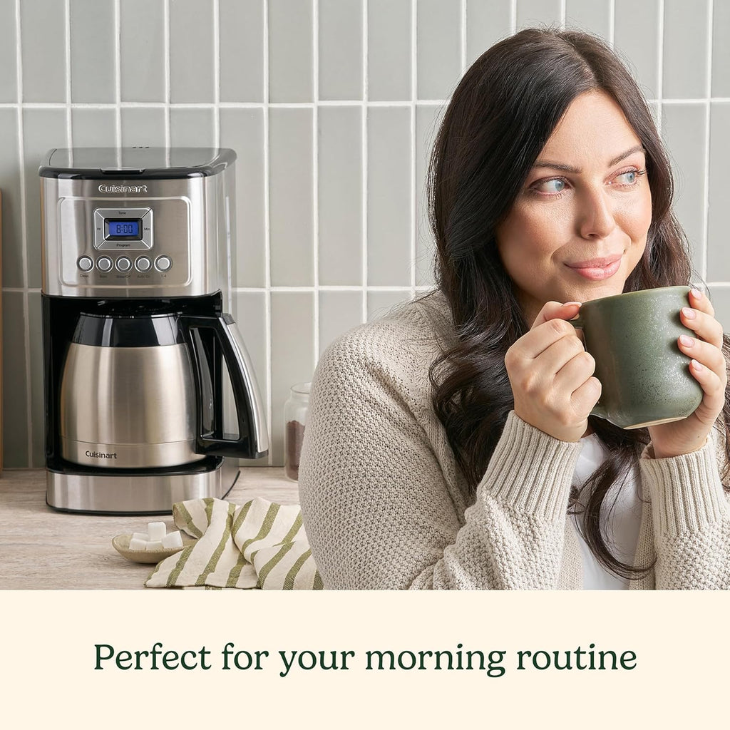 uisinart 12-Cup Coffee Maker, Programmable PerfecTemp Thermal Carafe Coffee Machine with 1-4 Cup Setting, Brew Strength Control and Brew Pause wourant