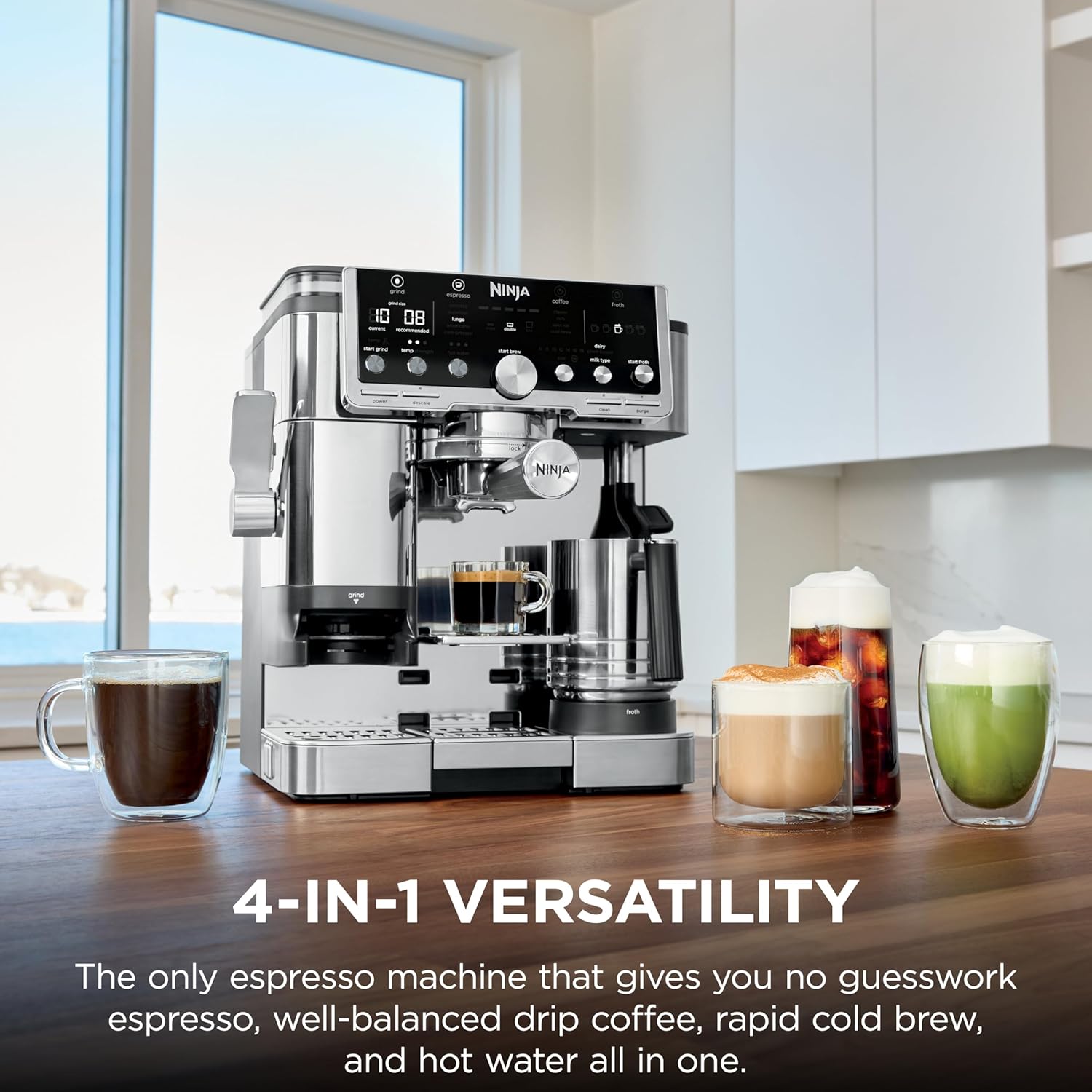 Ninja Luxe Café Pro Series, Espresso Machine, Drip Coffee, Cold Brew wourant