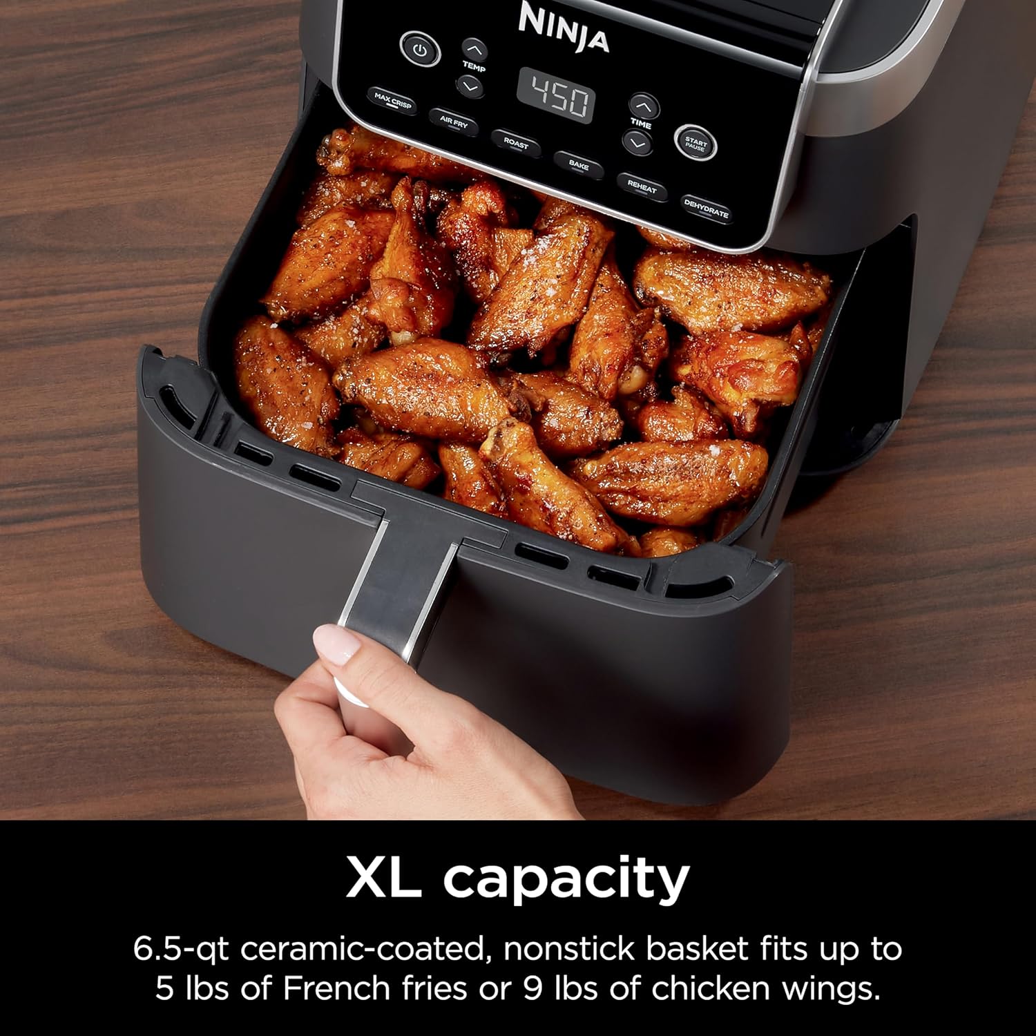 Ninja Air Fryer Pro XL 6-in-1, 6.5-Quart Capacity, Maximum Crispness, Air Fryer Bake wourant