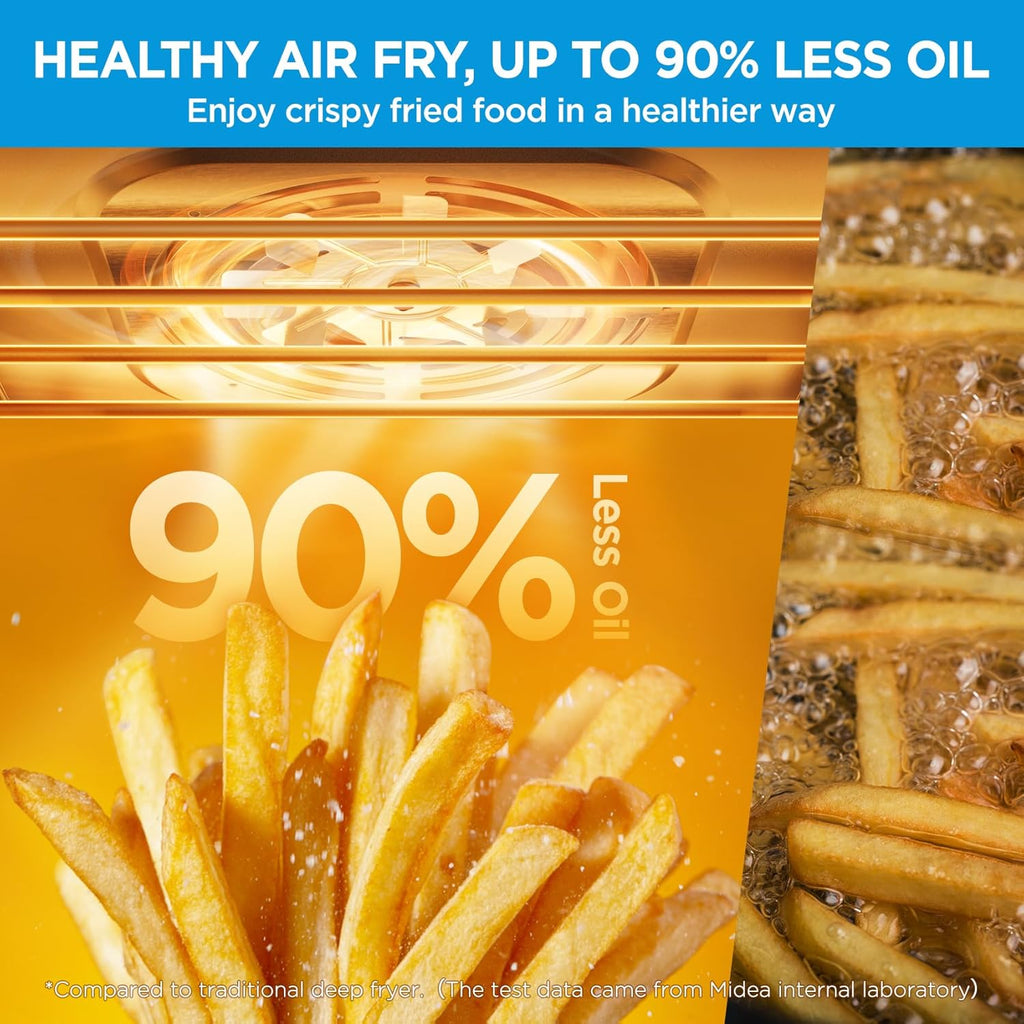 Flexify French Door Toaster Oven Air Fryer Combo 26.4 QT Extra Large Air Fryer Countertop wourant