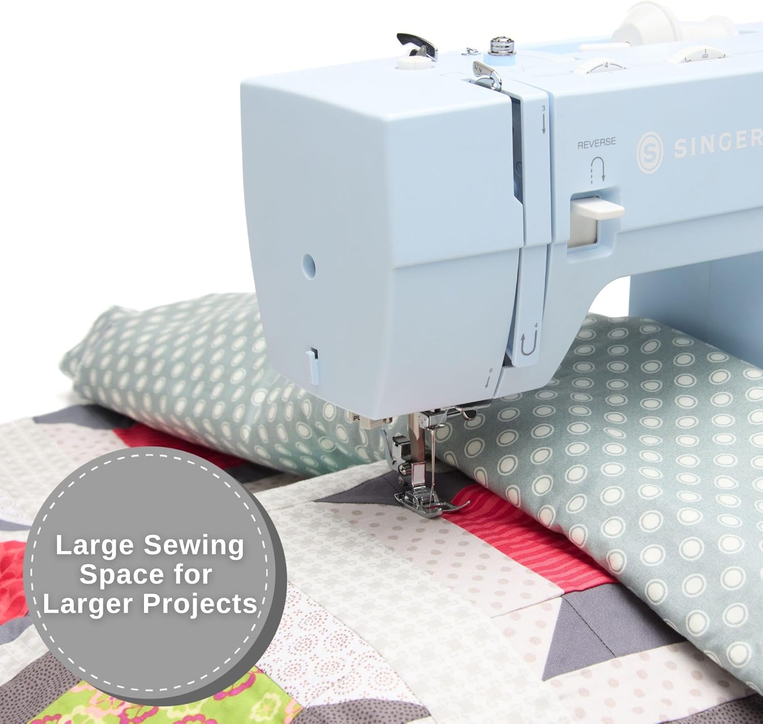 SINGER Heavy Duty 4423 High Speed Sewing Machine with Accessory Kit | Strong Motor With Enhanced Piercing Power, 97 Stitch Applications, Full Metal frame, 1-step Buttonhole & LED Light wourant