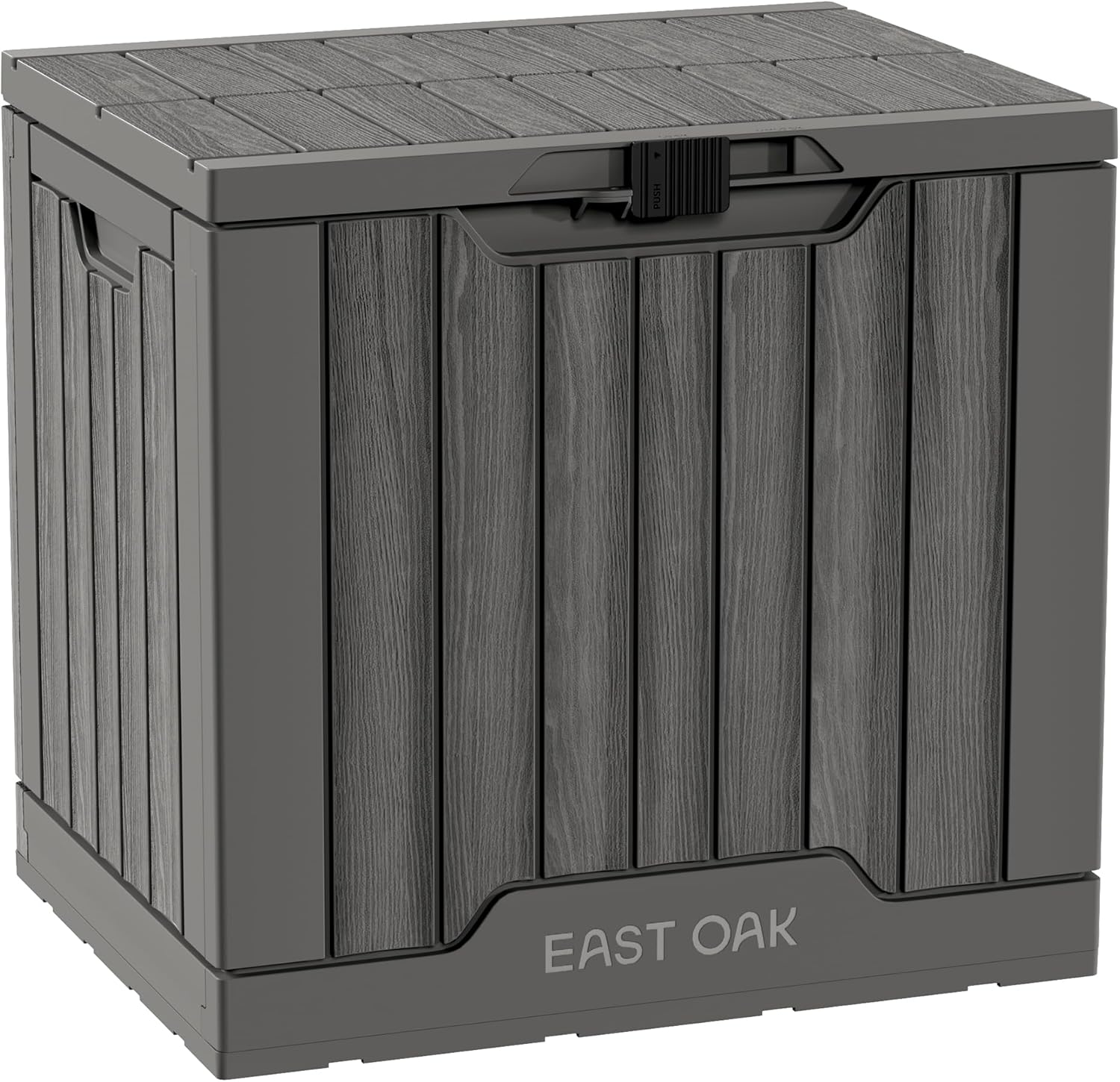 EAST OAK Outdoor Storage Box, 60 Gallon Deck Box Indoor and Outdoor Use, Waterproof Resin Storage Bin wourant