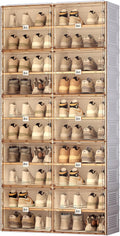 ANTBOX Portable Shoe Rack Organizer for Closet Entryway, Stackable Sneaker Storage wourant