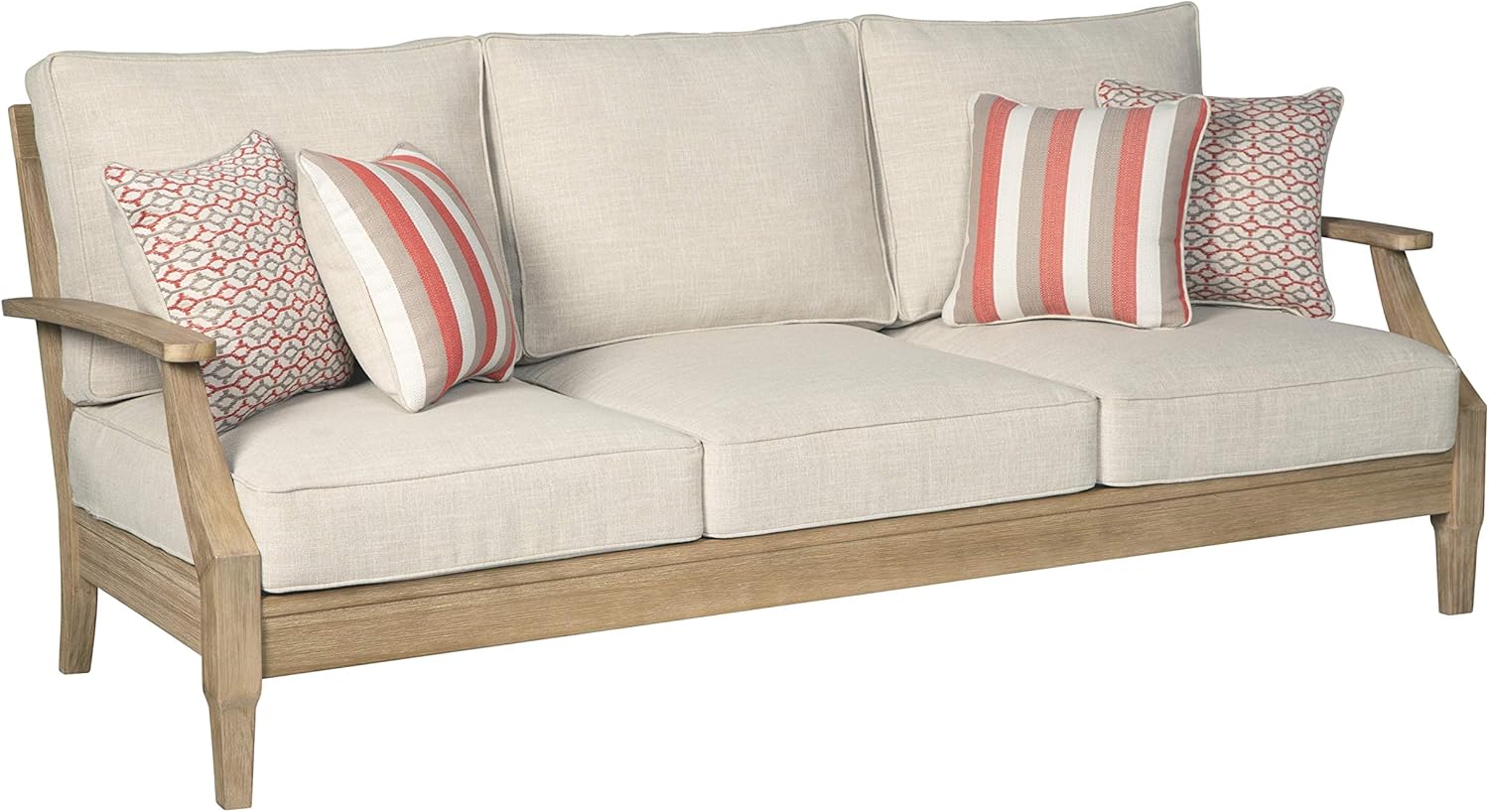 Coastal view outdoor terrace eucalyptus sofa wourant