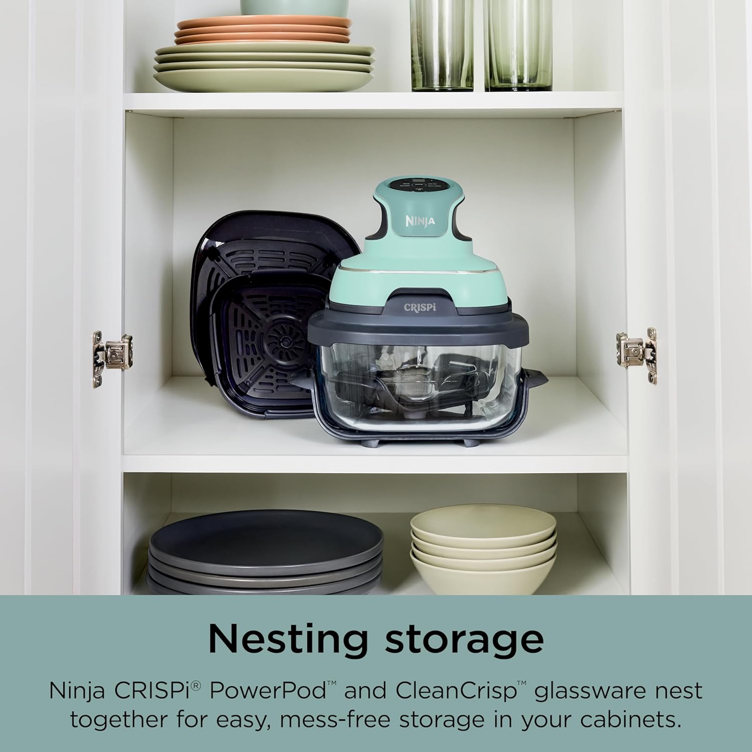 Ninja Crispi 4-in-1 Portable Glass Air Fryer Cooking System wourant
