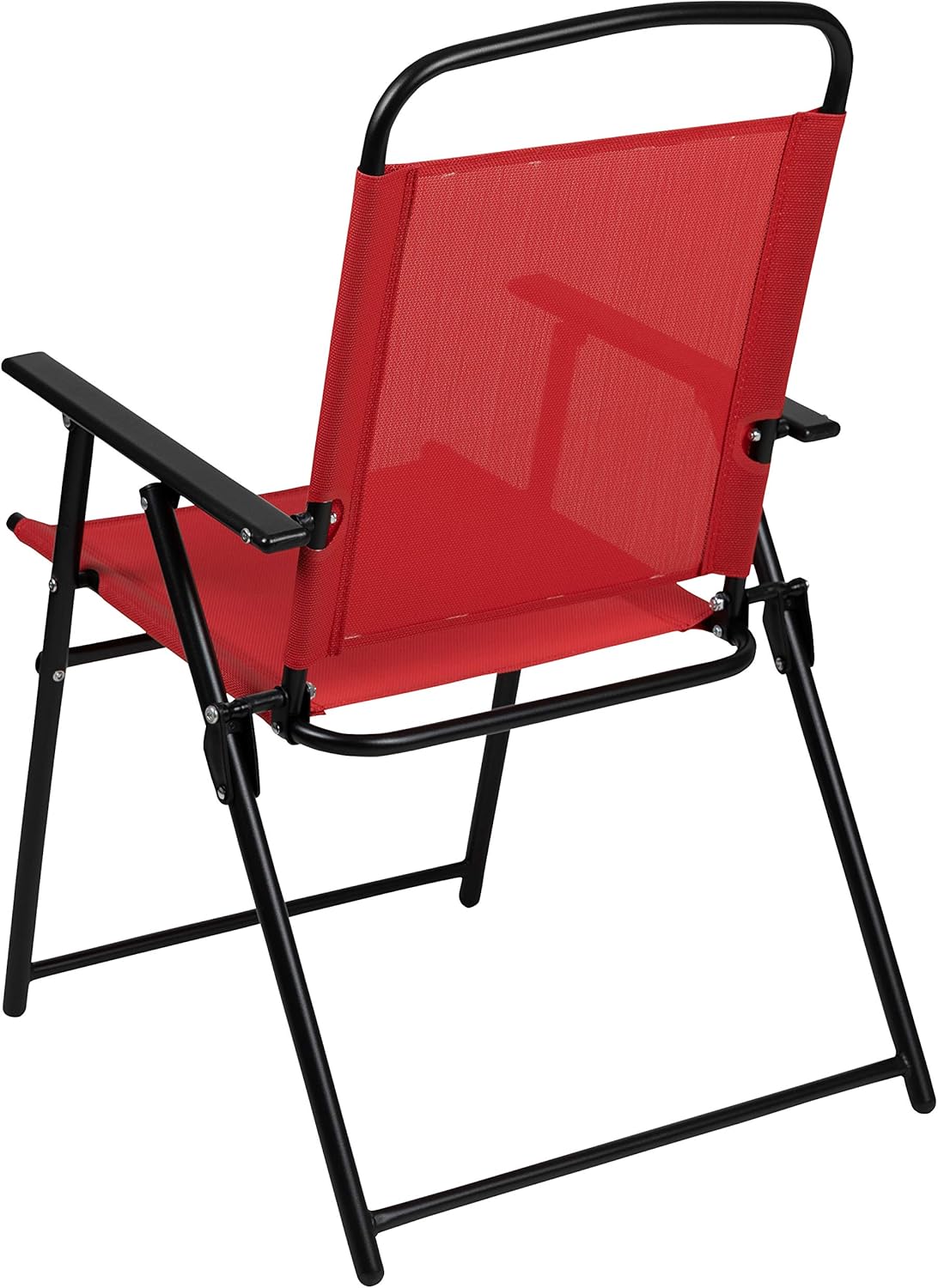 EMMA + OLIVER 6 Piece Brown Patio Garden Set with Umbrella Table and Set of 4 Folding Chairs wourant
