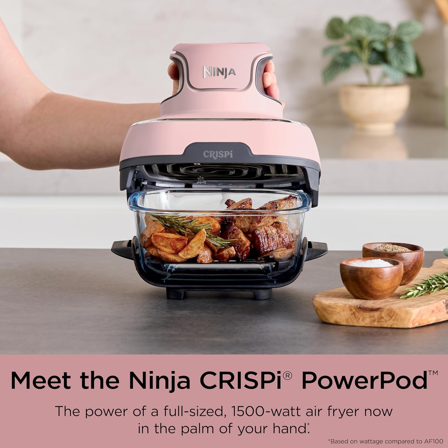 Ninja Crispi 4-in-1 Portable Glass Air Fryer Cooking System wourant