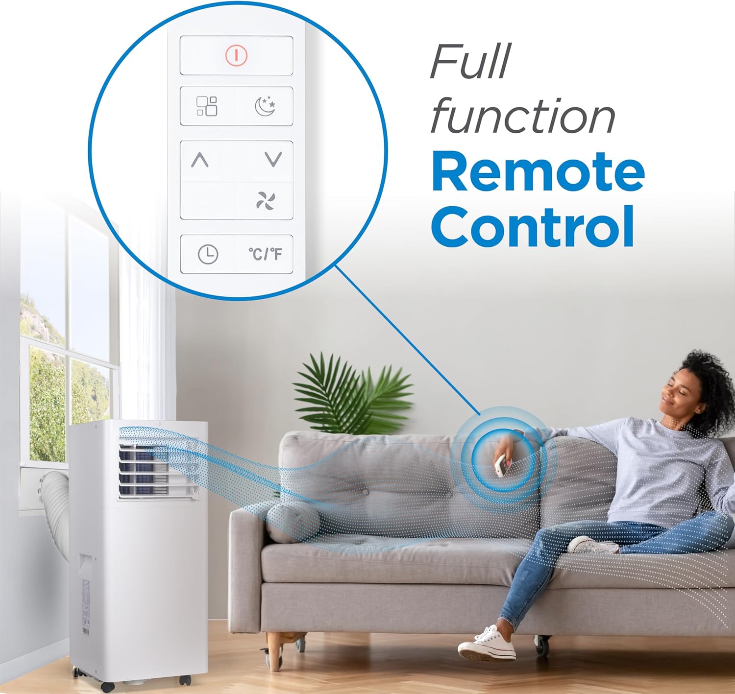 BLACK+DECKER 10,000 BTU Portable Air Conditioner for Rooms up to 450 Sq. with Remote Control, White wourant