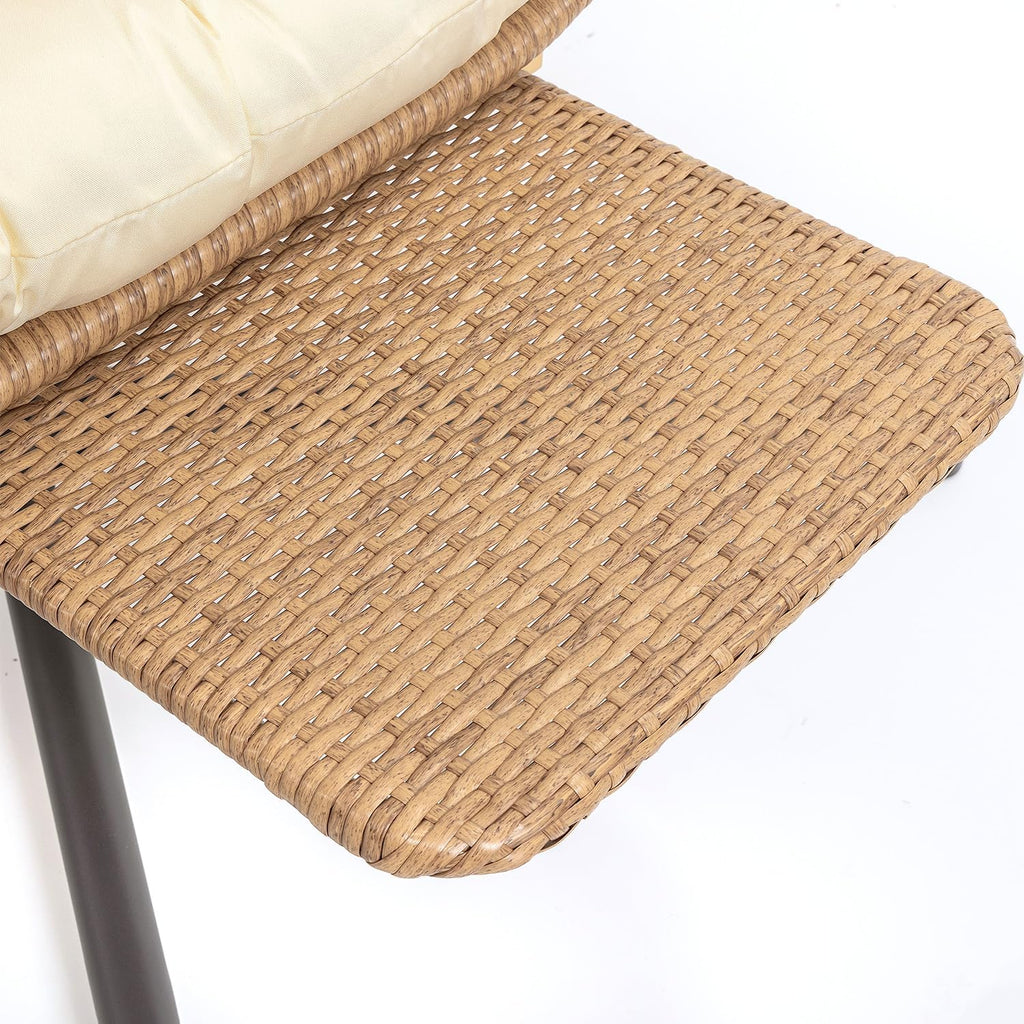 Yechen Indoor Outdoor Egg Hanging Chair Patio Wicker Swing Egg Chair Indoor Swinging Chair wourant