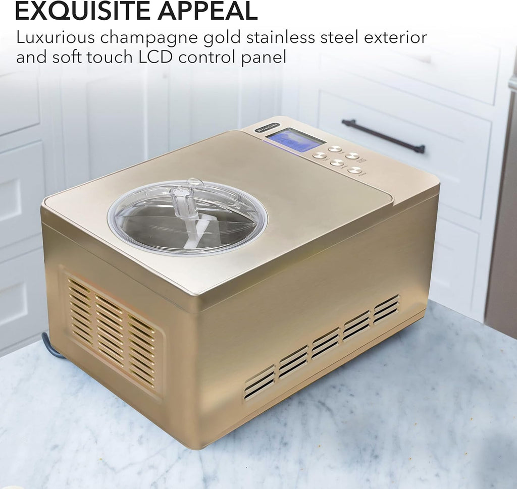 Whynter ICR-300SS 0.5-Quart Stainless Steel Rolled Ice Cream Maker With Compressor wourant