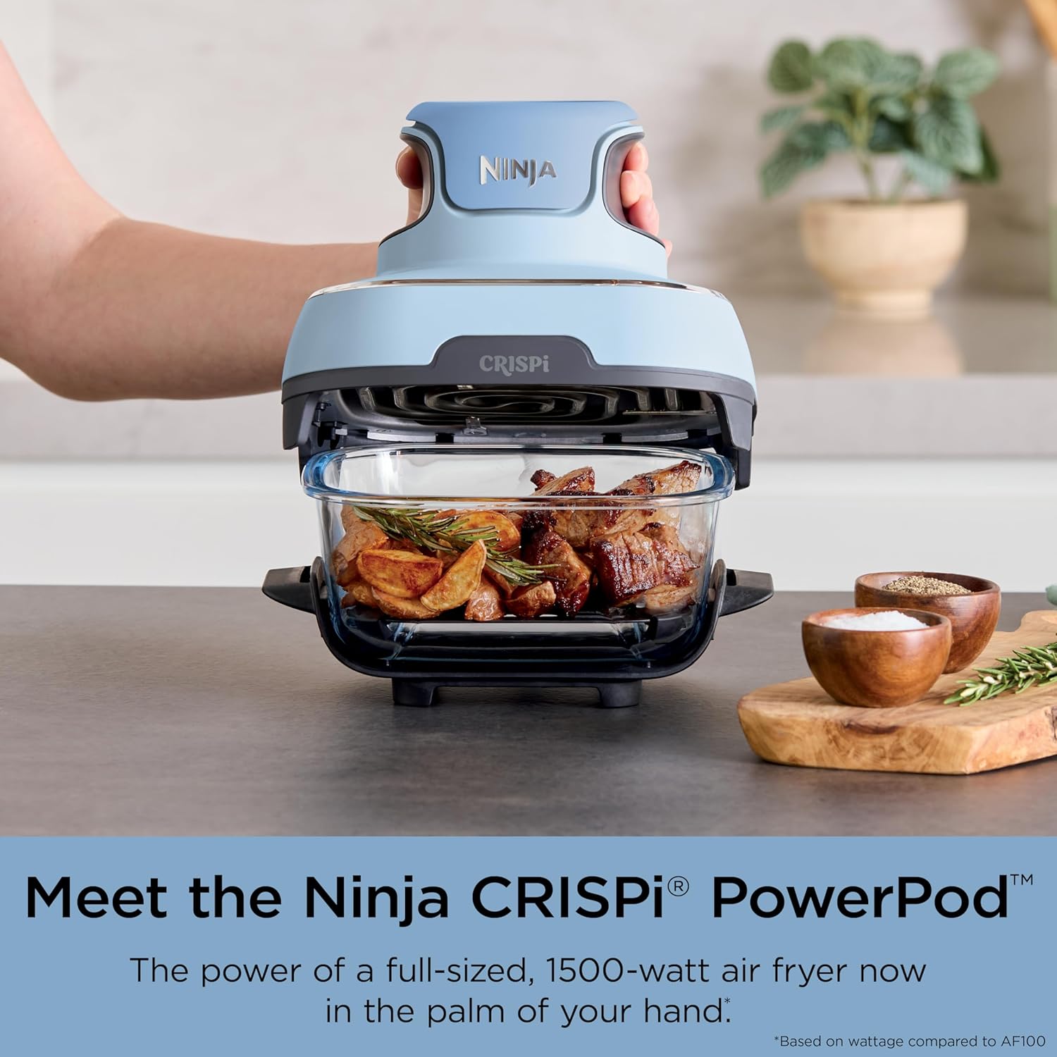 Ninja Crispi 4-in-1 Portable Glass Air Fryer Cooking System wourant