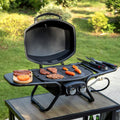 Captiva Designs 4-Burner Propane Gas BBQ Grill with Side Burner & Porcelain-Enameled Cast Iron Grates, 42,000 BTU Output Stainless Steel Grill for Outdoor Cooking Kitchen and Patio Backyard Barbecue wourant