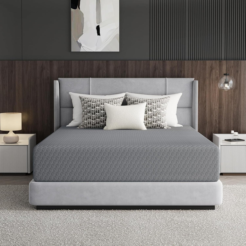 Novilla Queen Mattress 12 Inch, Queen Memory Foam Mattress for Cool Night Sleep & Pressure Relief, Thermally Balanced Foam Mattresses for Heat Dissipation, CertiPUR-US Certified Mattresses in a Box woonhhop