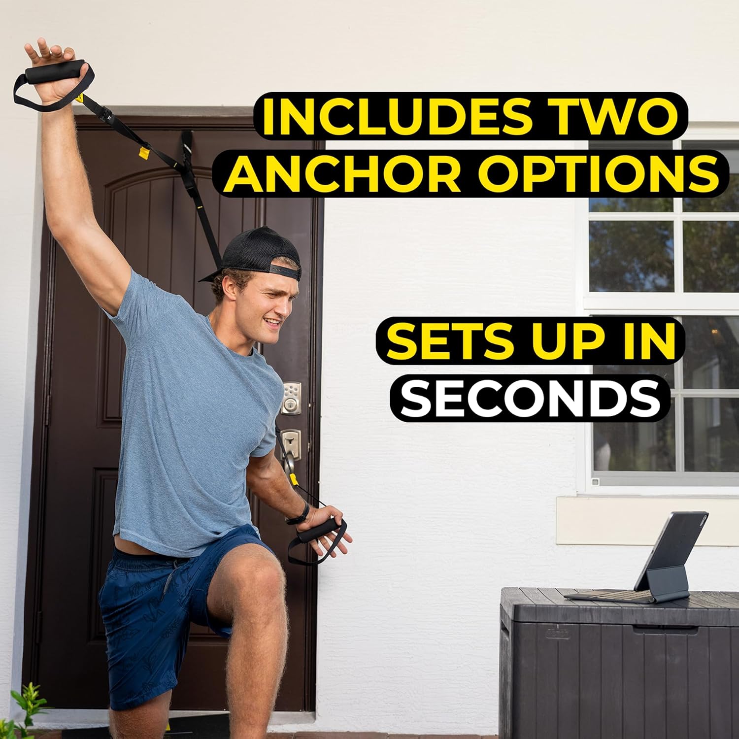 TRX GO Suspension Trainer, At Home, Portable Gym Workout, For Strength Training wourant