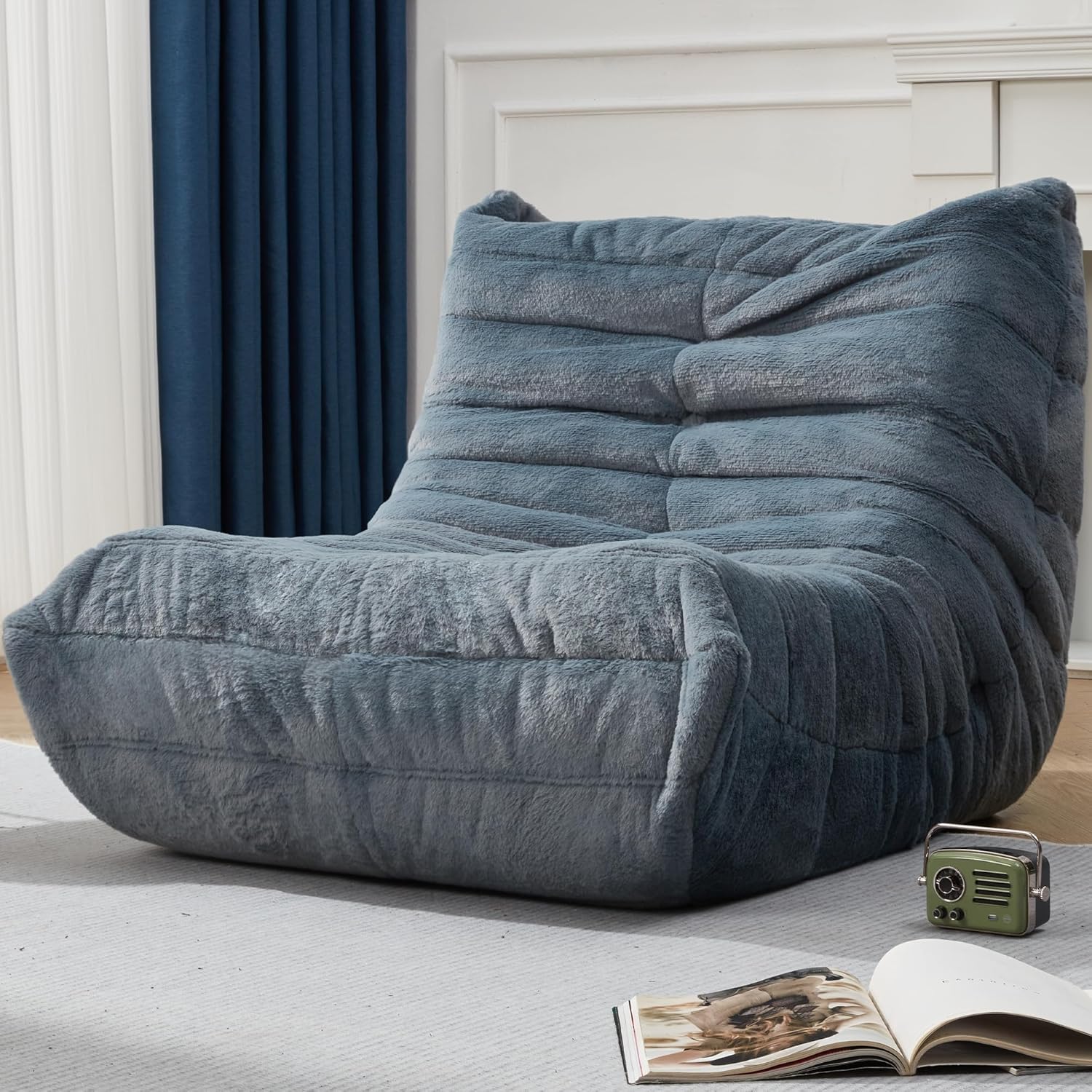Bean Bag Chairs for Adults Giant Bean Bag Chair Memory Foam BeanBag Chair Bean Bag Sofa wourant