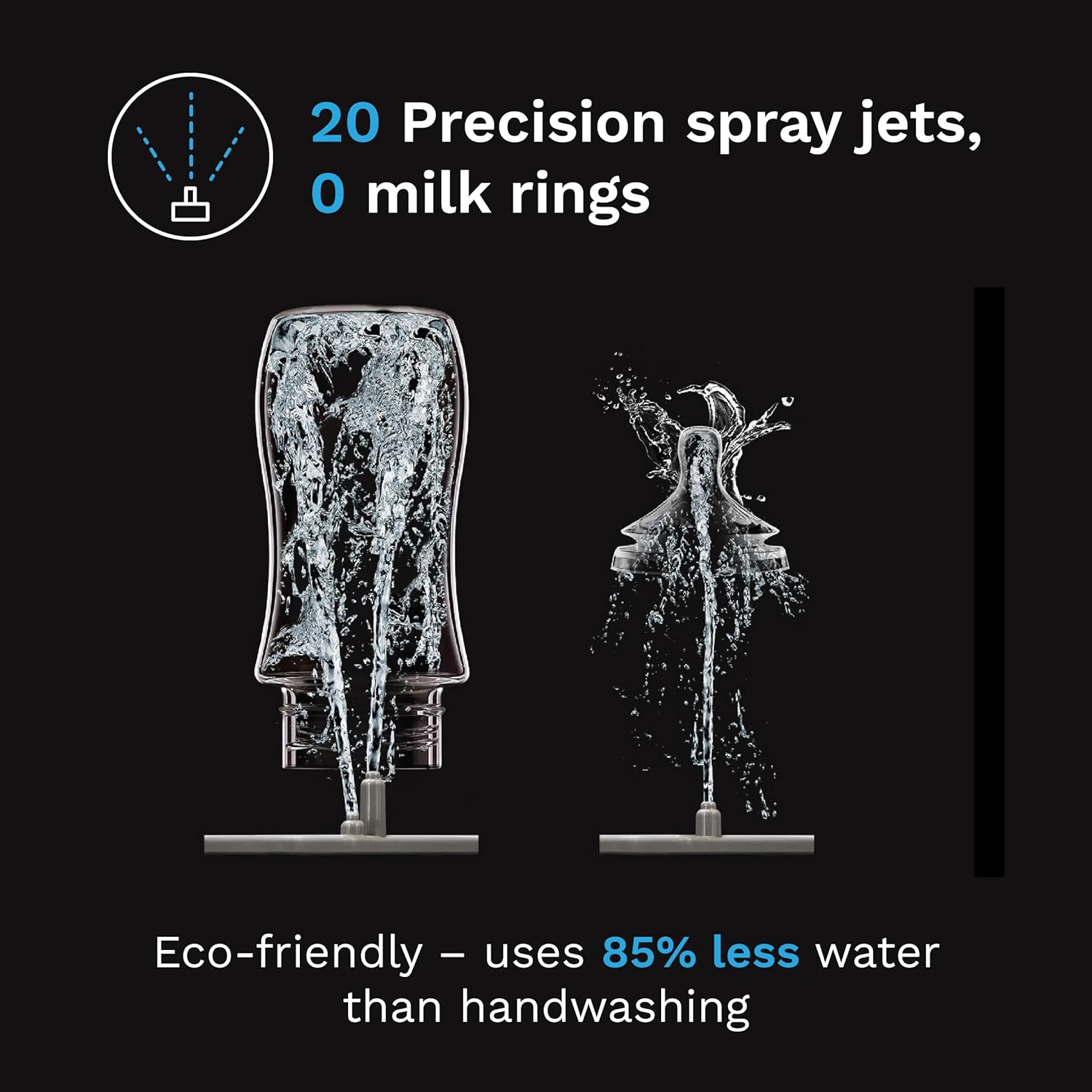 Bottle Washer Pro - Baby Bottle Washer, Sterilizer + Dryer - All in One Machine Cleans Bottles, Pump Parts, & Sippy Cups wourant