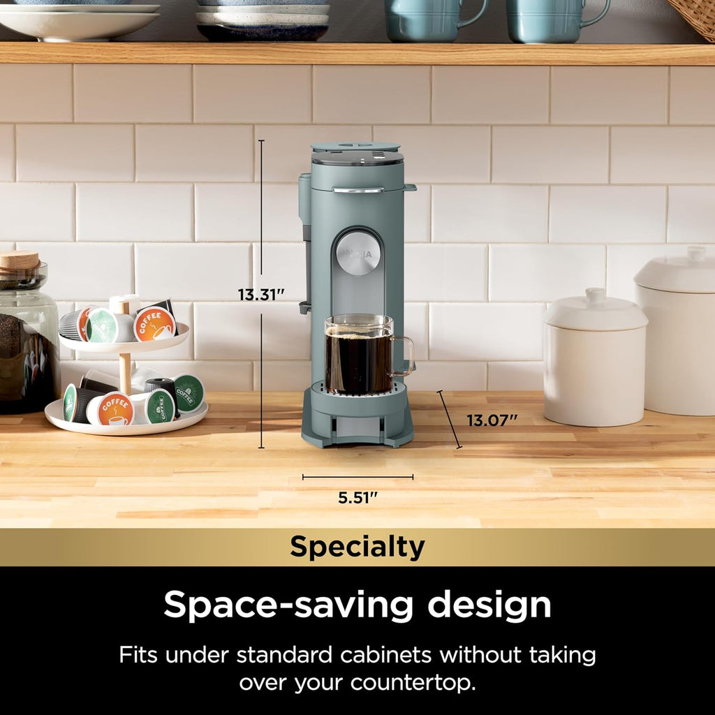 Ninja Pod & Grounds Single-Serve Coffee Maker 56-oz. Reservoir Stone PB051ST wourant