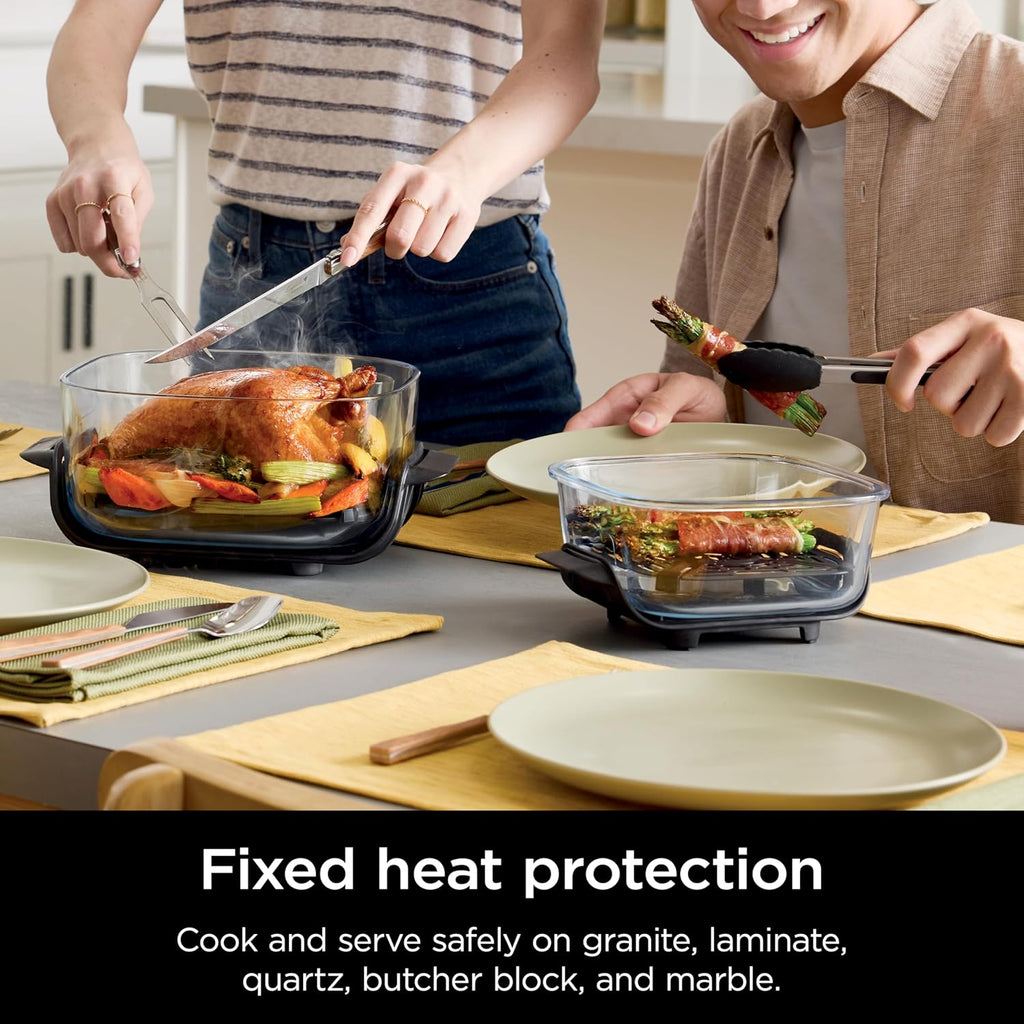 Ninja Crispi 4-in-1 Portable Glass Air Fryer Cooking System wourant