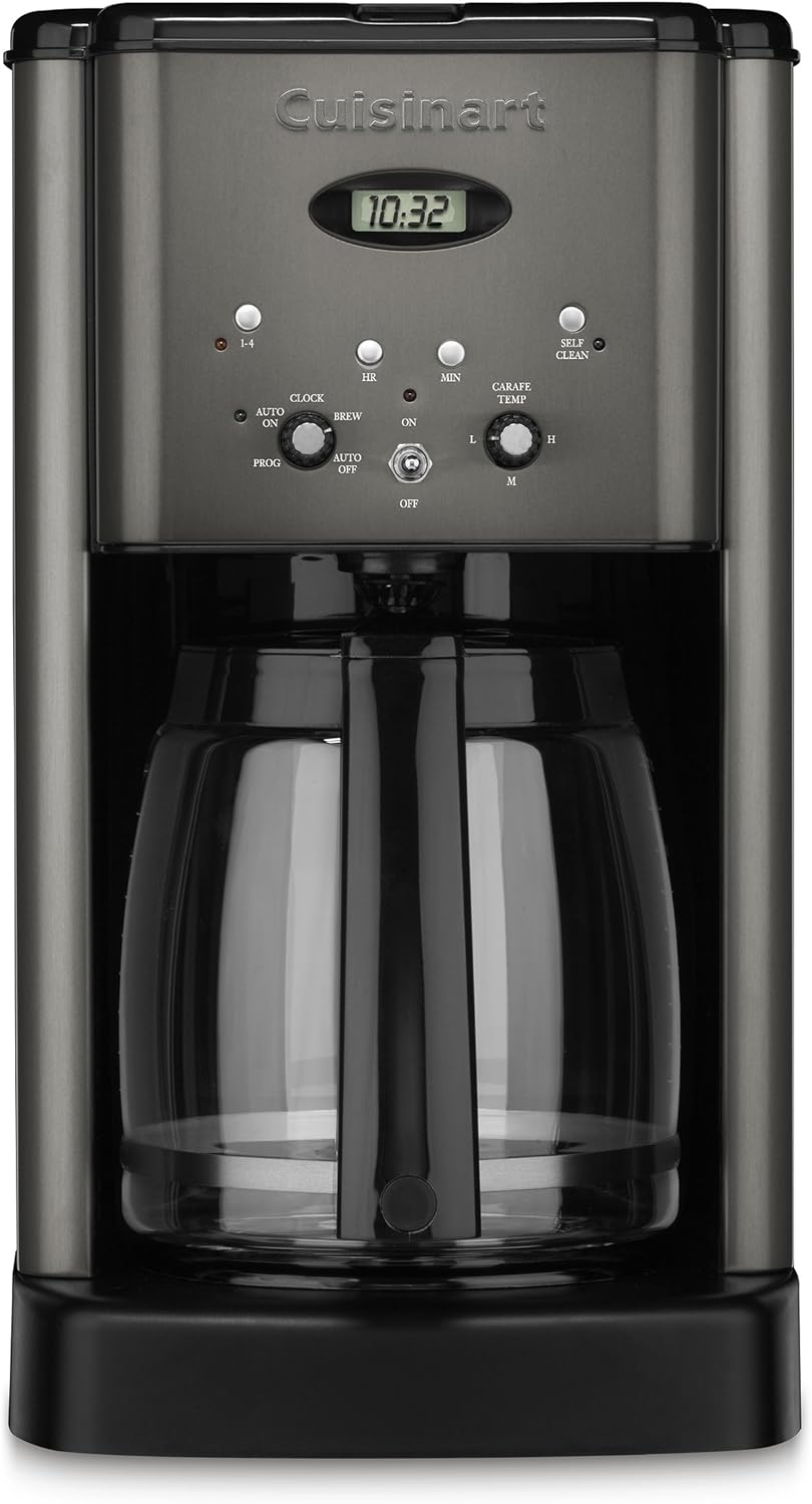 Cuisinart DCC-1200P1 Brew Central 12-Cup Programmable Coffeemaker Coffee Maker, Carafe, Brushed Chrome wourant