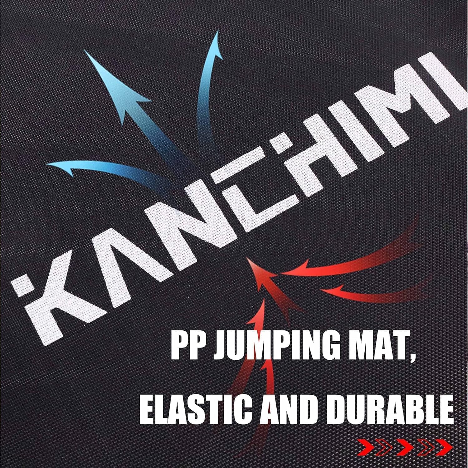 Kanchimi 40" 48" Folding Mini Fitness Indoor Exercise Workout Rebounder Trampoline with Handle, Max Load 330lbs wourant