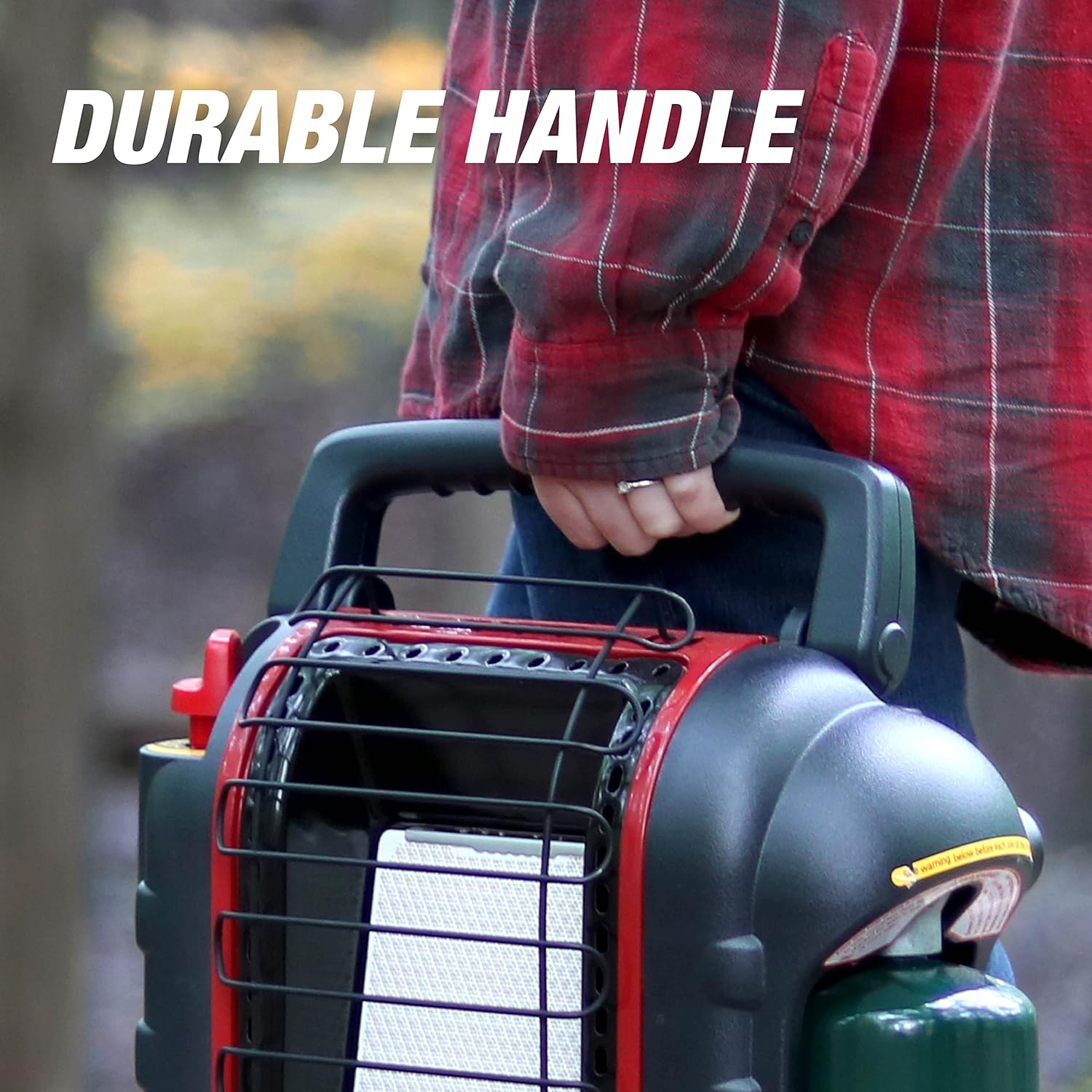Portable Propane Radiant Heater, 4,000-9,000 BTU, for campers, workshops, patios, and more wourant