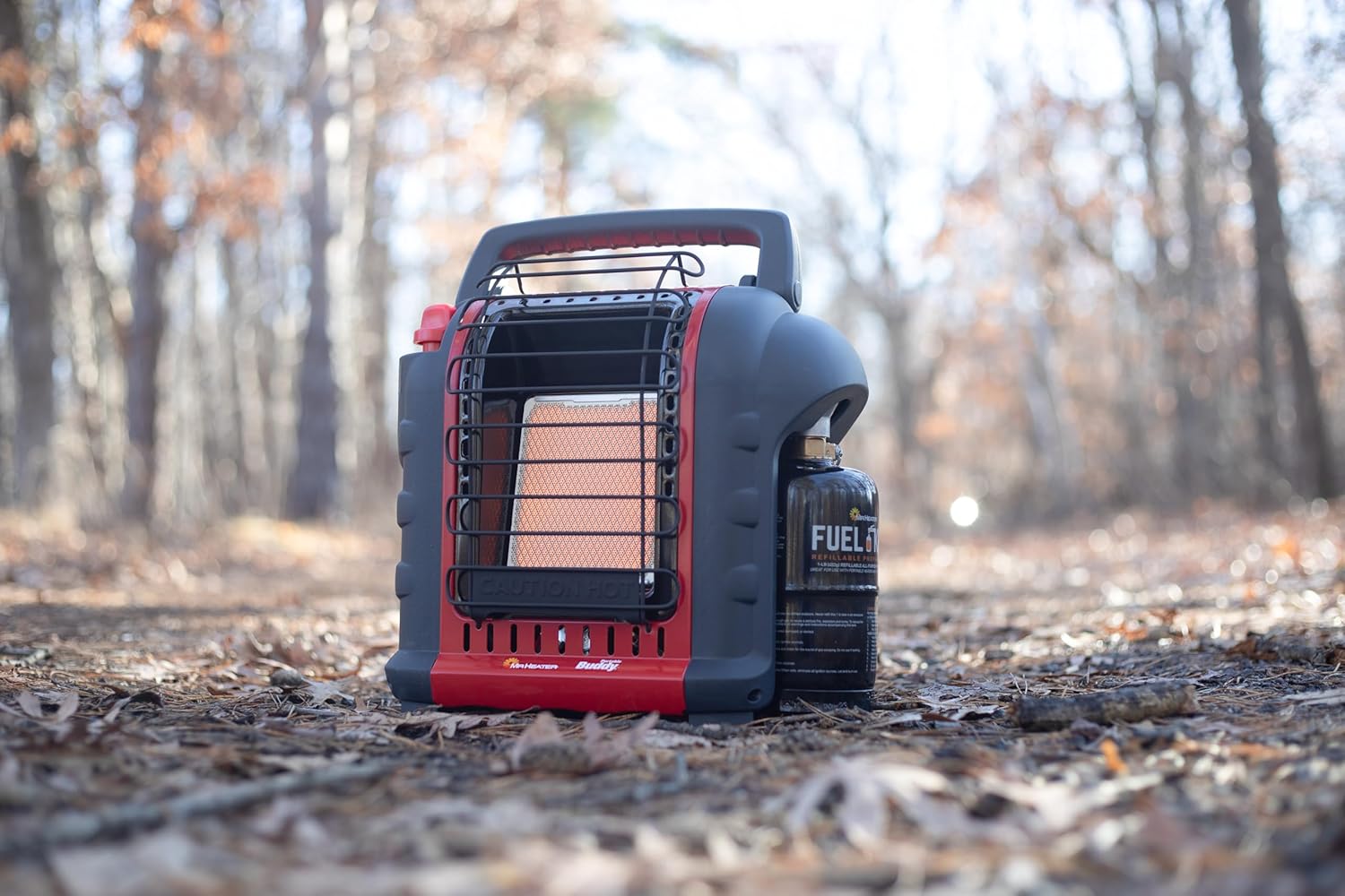 Portable Propane Radiant Heater, 4,000-9,000 BTU, for campers, workshops, patios, and more wourant