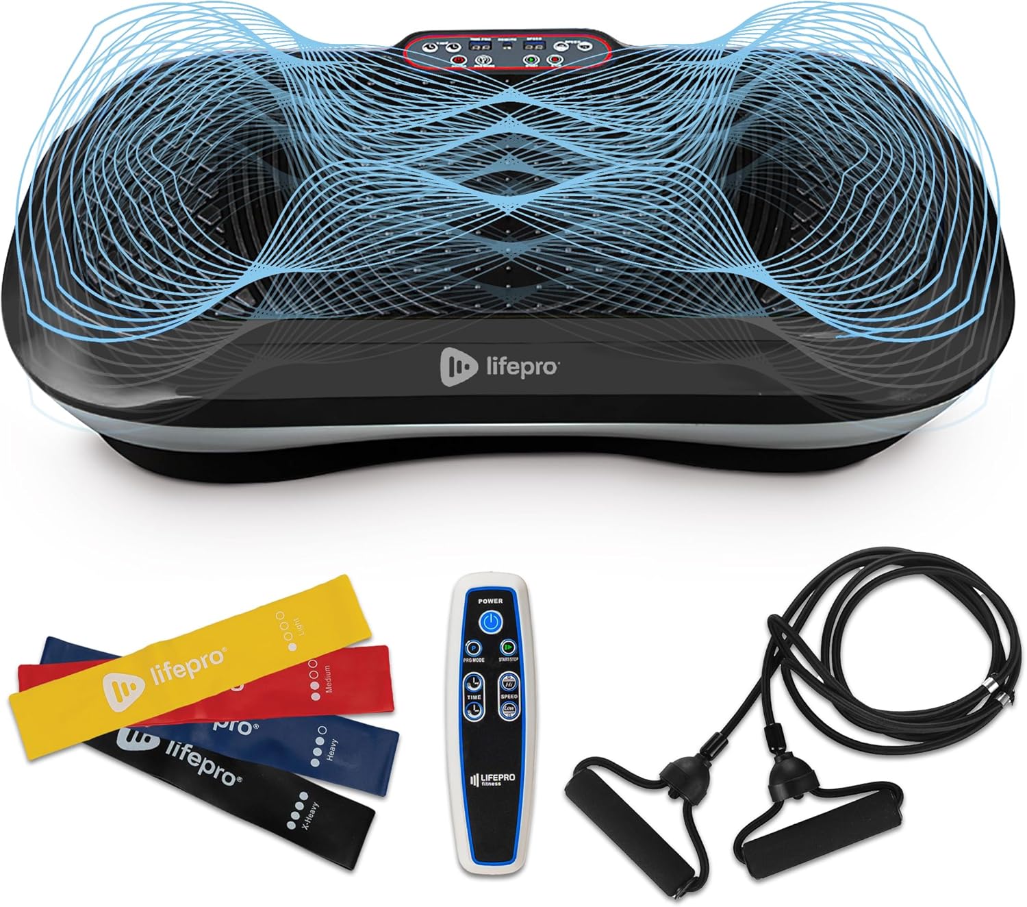 Lifepro Waver Vibration Plate Exercise Machine for Lymphatic Drainage, Muscle Activation wourant