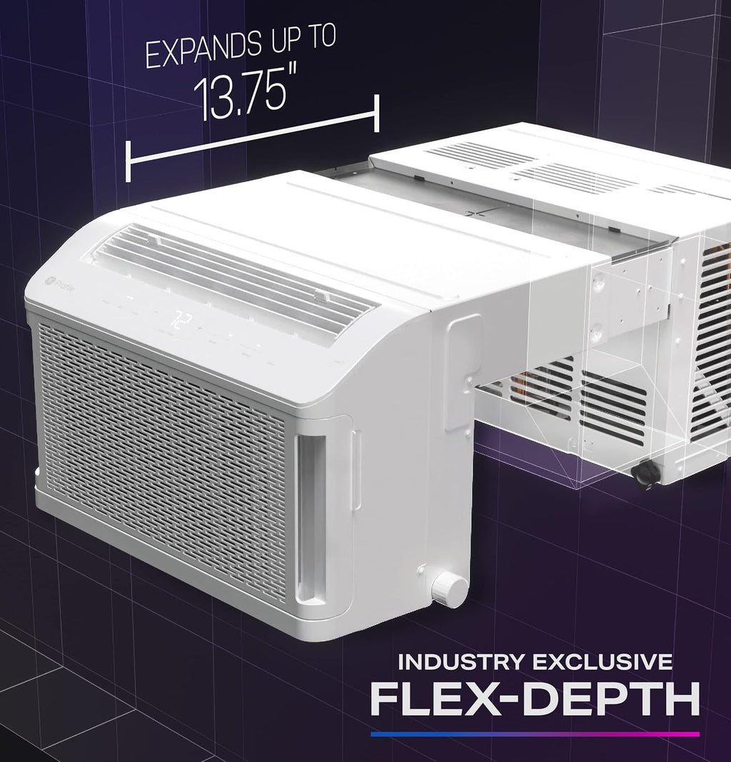 PHNT10CC Clearview Air Conditioner 10,300, Inverter Technology, Ultra Quiet, Medium Rooms up to 450 Sq. FT, Full Window View with Easy Installation, Energy-Efficient Cooling, 10300 BTU, White wourant