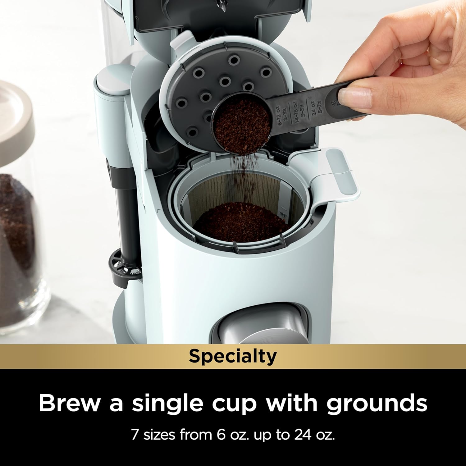 Ninja | Coffee Maker | Single Serve |Brew with Coffee Pods & Grounds| Compatible with K-Cup Coffee Pods | 4 Brew Styles, up to 24oz Cup Sizes & 56oz Removable Reservoir | Black | PB051 wourant