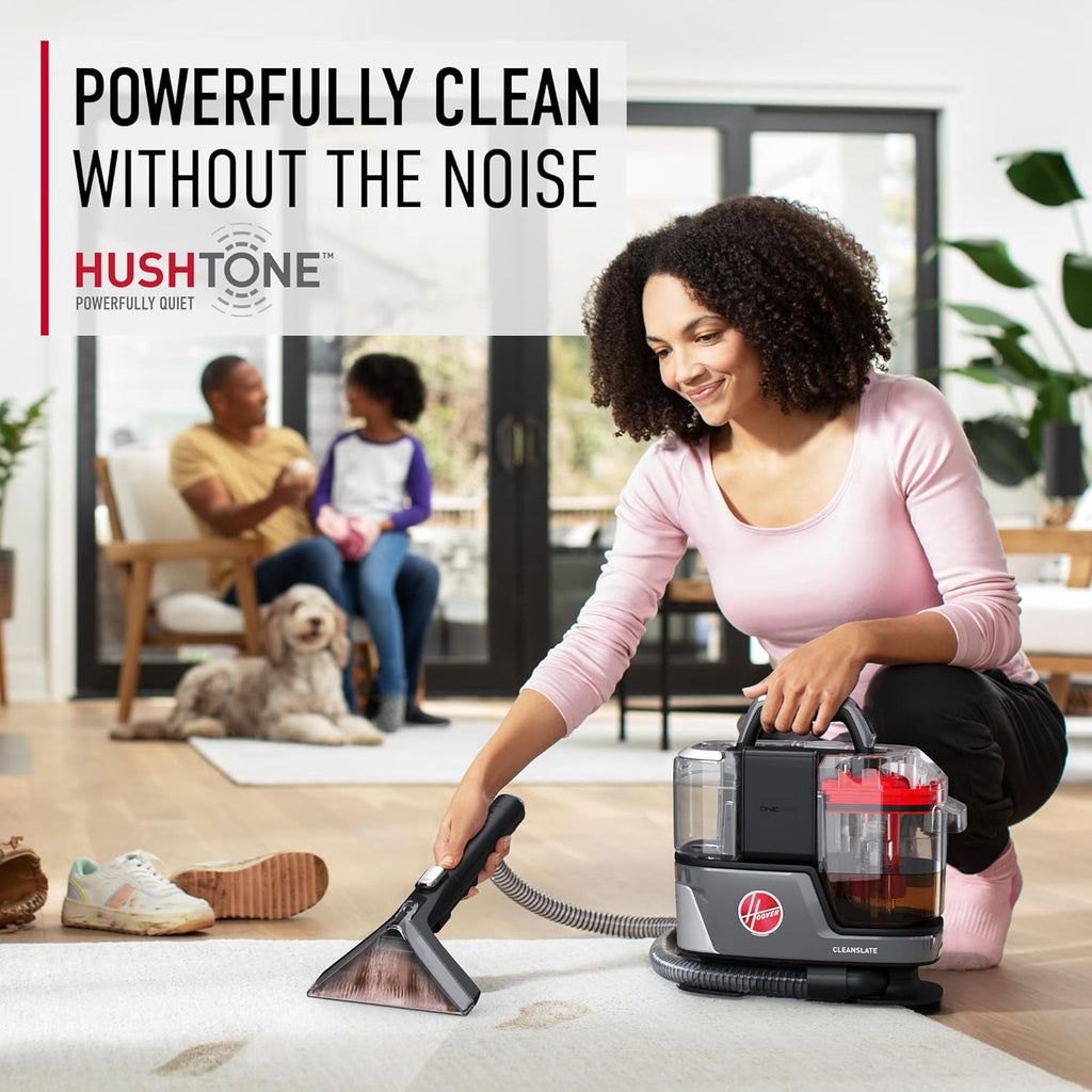 Hoover CleanSlate Plus Portable Carpet & Upholstery Spot Cleaner with Powerful Suction and Multiple Tools wourant
