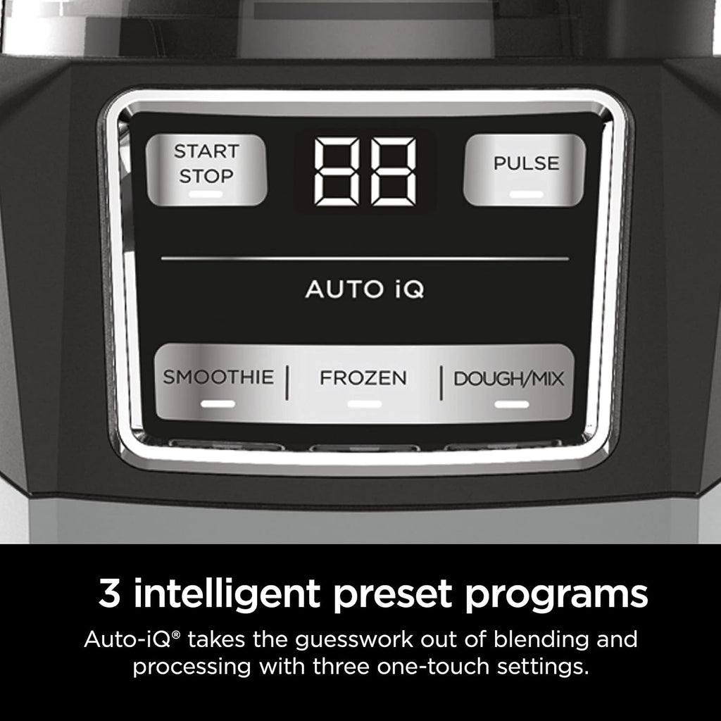 Ninja Blender Compact Kitchen System for Smoothies, Doughs, and Frozen Drinks with Auto-IQ, 72 oz* Blender Jar wourant