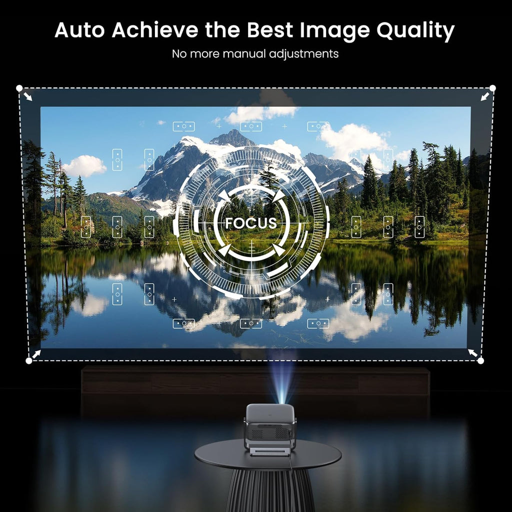 2000 ANSI Official Licensed Google TV Outdoor Projector 4K Decoding, Smart Projector wourant