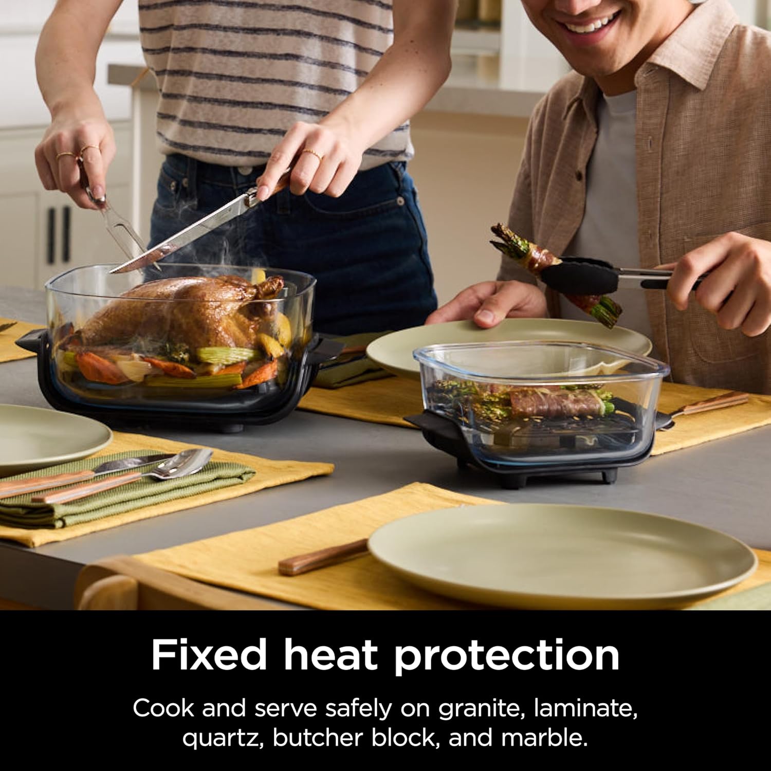 Ninja Crispi 4-in-1 Portable Glass Air Fryer Cooking System wourant