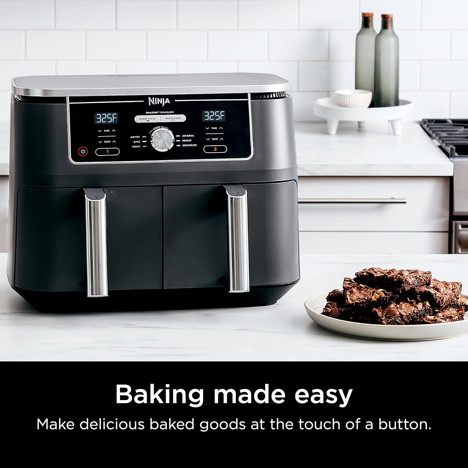 Ninja Foodi 6-in-1 FlexBasket Air Fryer with 7-Quart MegaZone and Basket Divider wourant