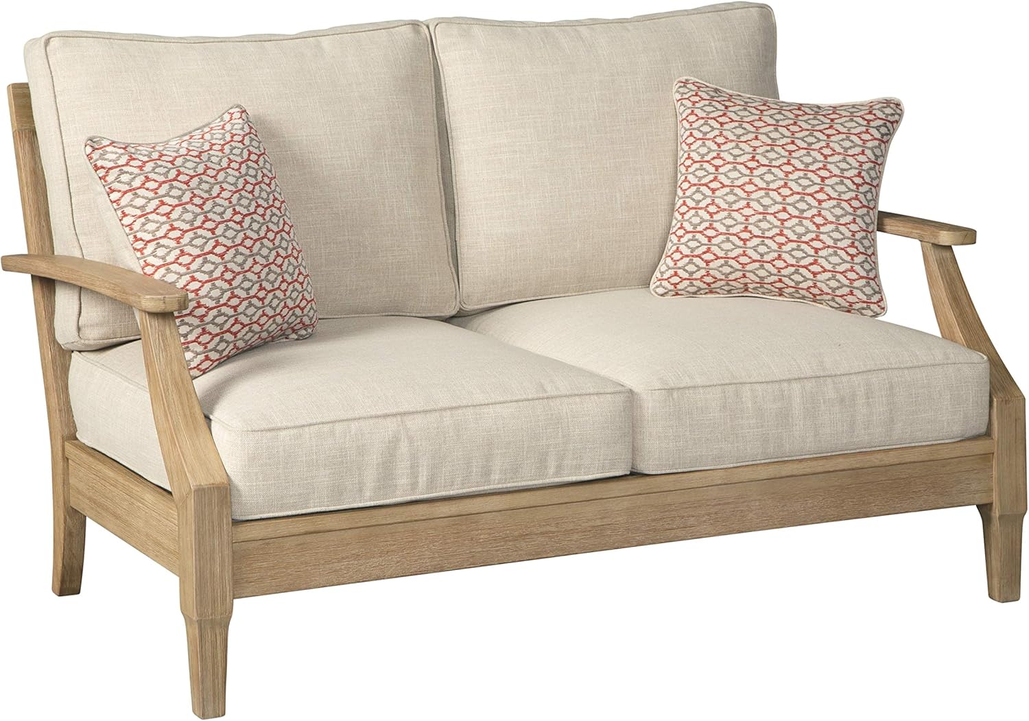 Coastal view outdoor terrace eucalyptus sofa wourant