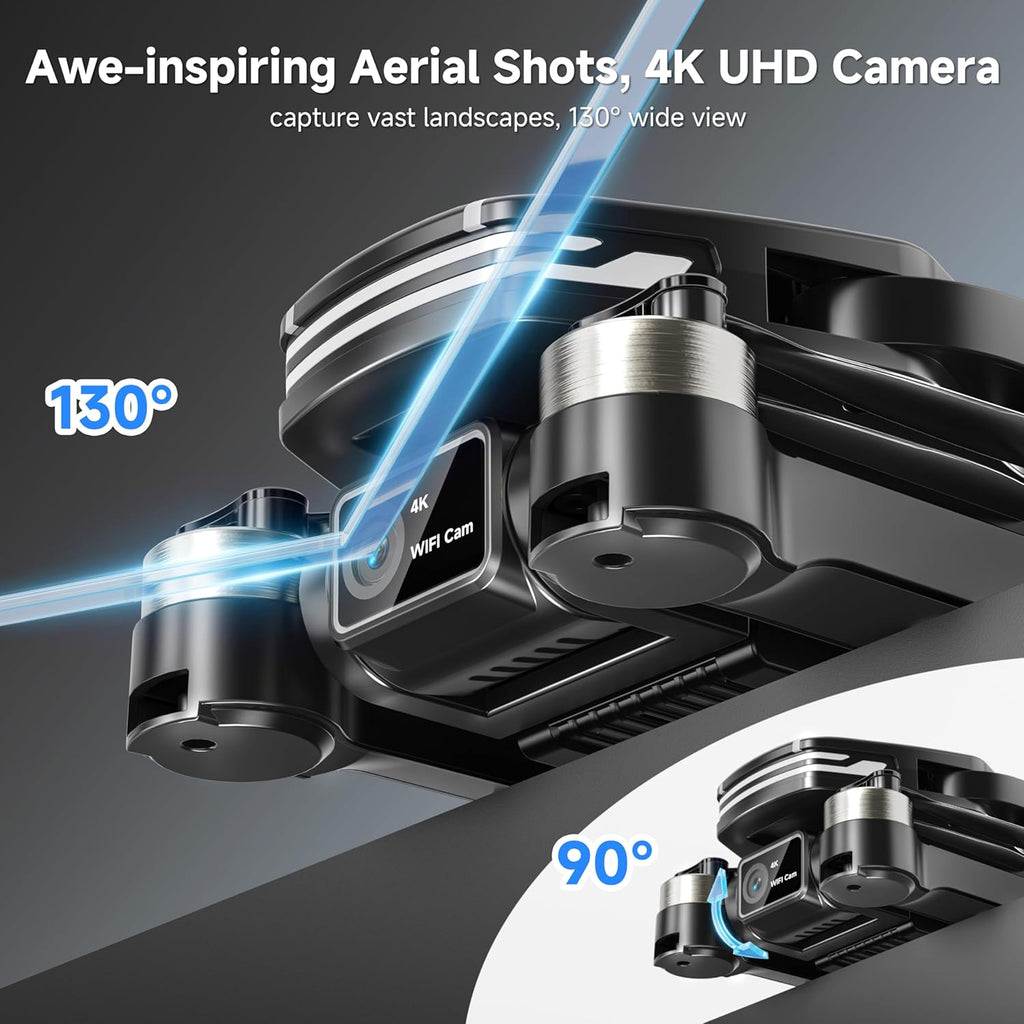 Adult drone with camera, 4K brushless motor drone, suitable for children beginners, FPV foldable remote control quadcopter wourant