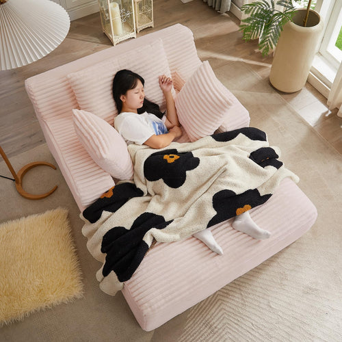 50-inch indoor recliner, oversized corduroy upholstered boneless sofa bed, deep sleeper sofa reading chair, cloud sofa, living room sofa wourant