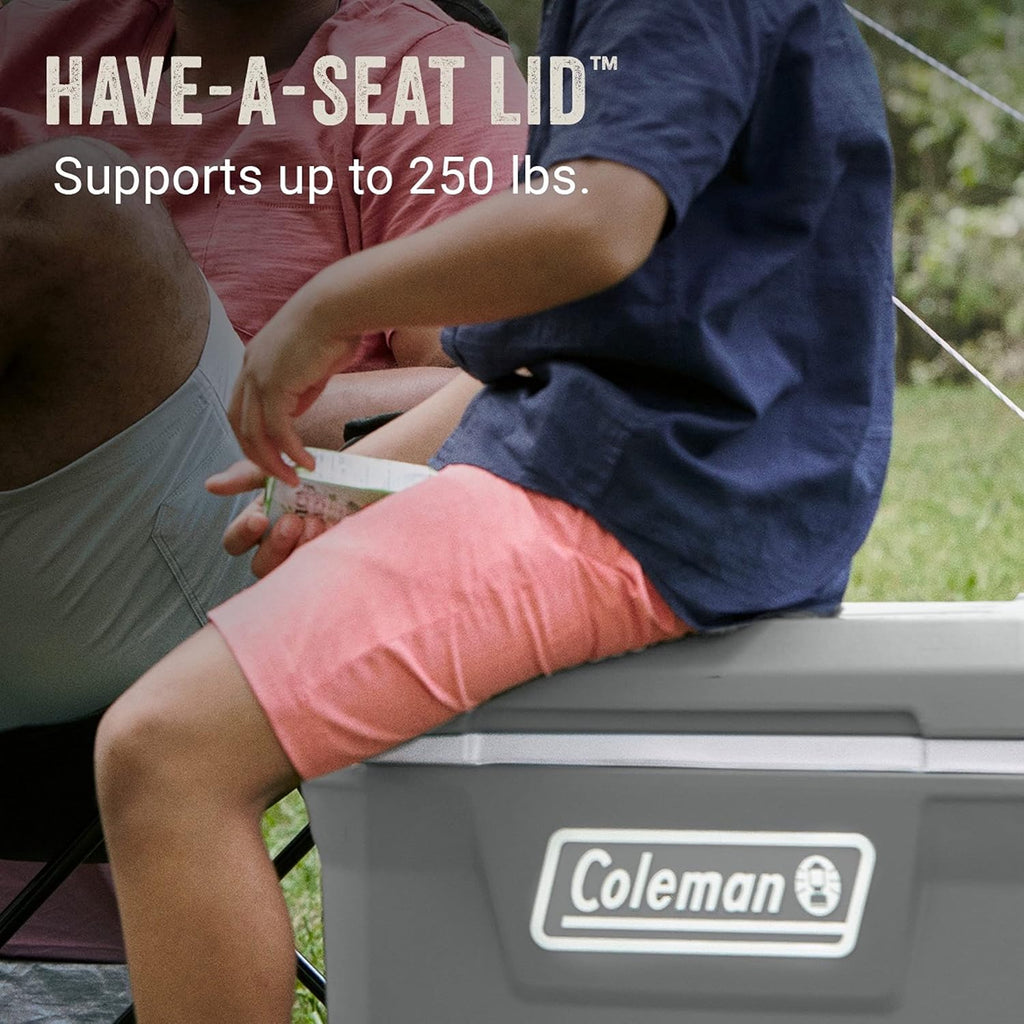Coleman Classic Series Insulated Portable Wheeled Cooler, Leak-Resistant Outdoor Hard Cooler Keeps Ice up to 5 Days, 100-Quart wourant