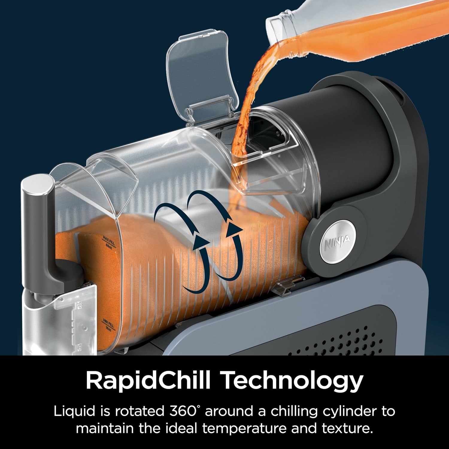 Ninja SLUSHi with RapidChill Technology, 88 oz. Frozen Drink & Slushie Machine, 5 Preset Programs, Margaritas, Frappés, and More wourant