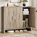 ONBRILL Shoe Cabinet with 3 Doors, 30 Pairs Shoe Storage Cabinet with Adjustable Shelves wourant