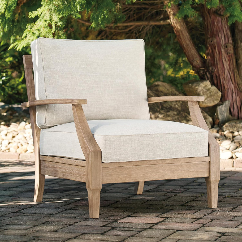 Coastal view outdoor terrace eucalyptus sofa wourant