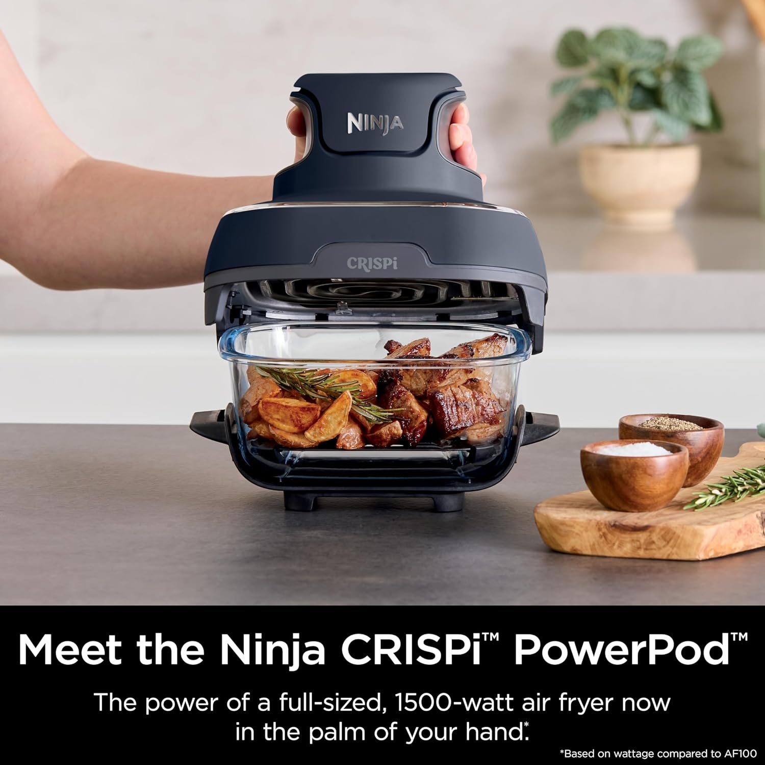 Ninja Crispi 4-in-1 Portable Glass Air Fryer Cooking System wourant