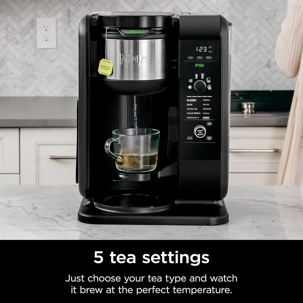 Ninja Hot and Cold Brewing System, Tea and Coffee Maker with Auto-iQ, 50 oz Thermos, and Frother wourant