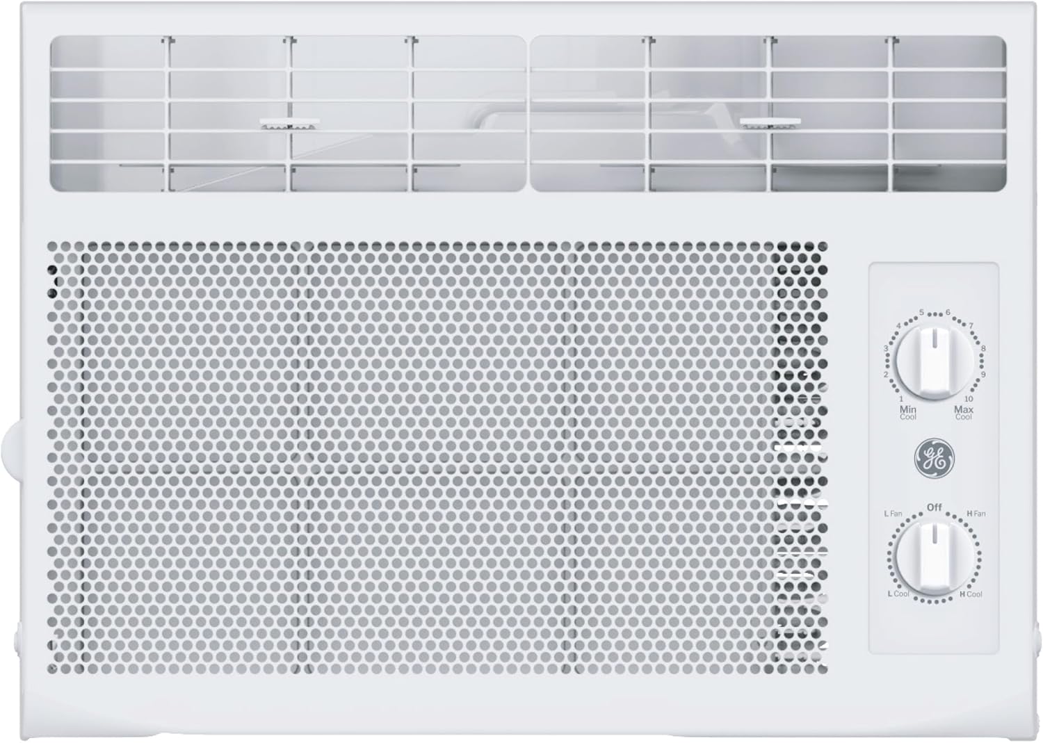 GE Window Air Conditioner Unit, 6,000 BTU for Small Rooms up to 250 sq ft. with Adjustable Fan and Cooling Settings, Perfect for Small Bedroom or Living Room, Easy Install Kit Included, White wourant
