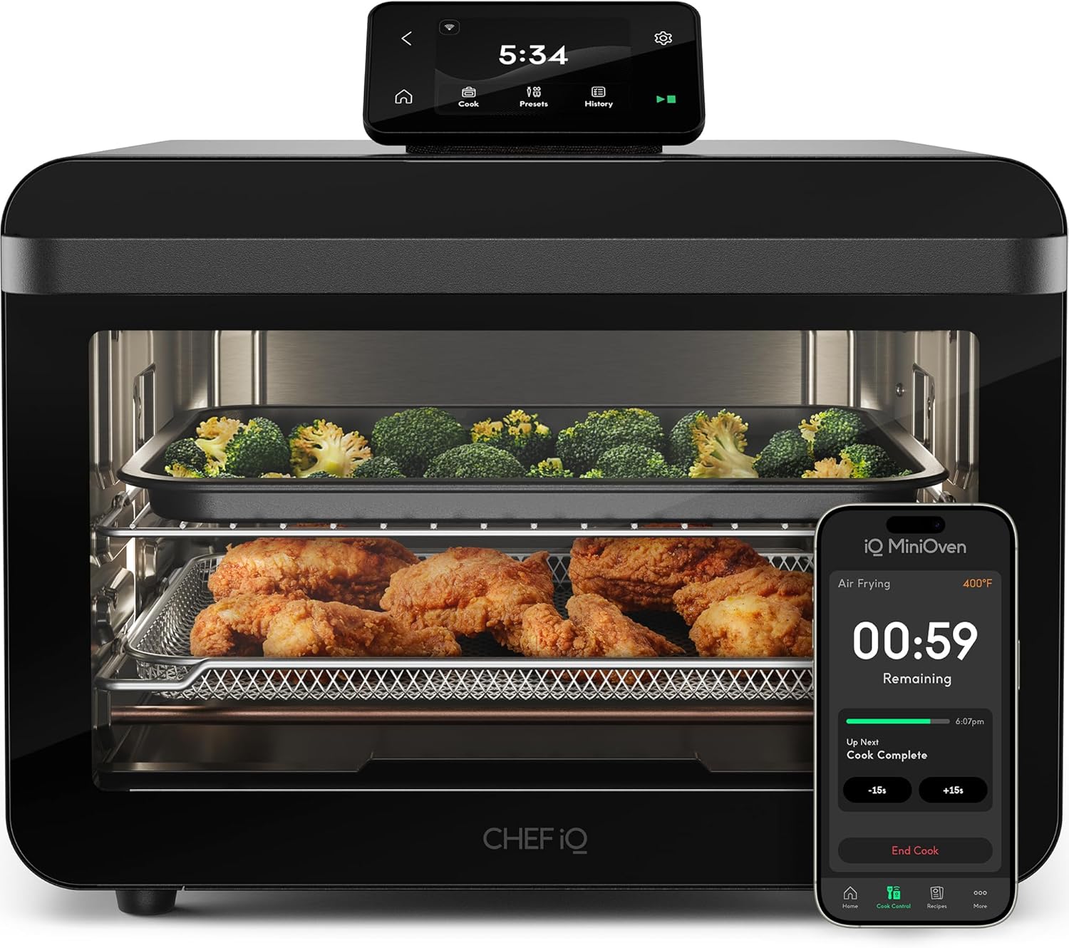 CHEF iQ Smart Pressure Cooker with WiFi and Built-in Scale - Easy-to-Use 10-in-1 Multicooker wourant