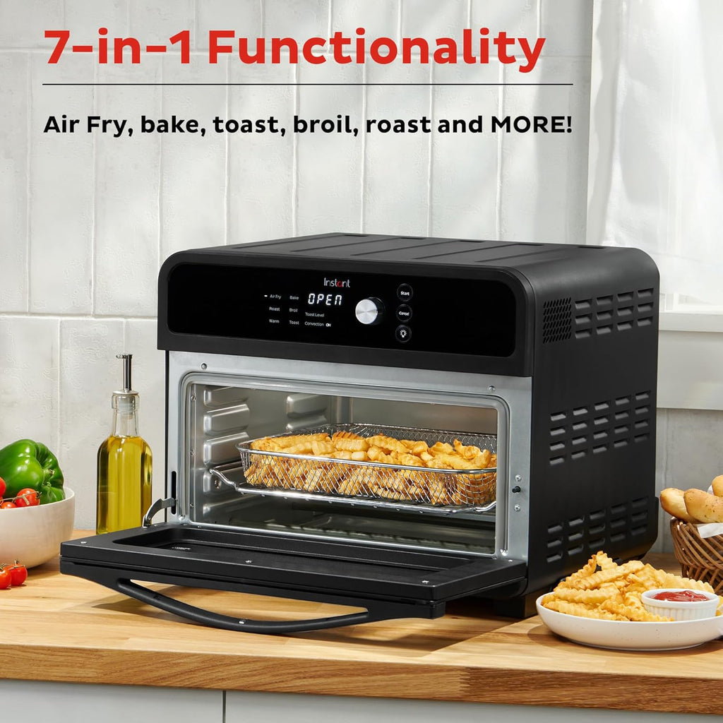 Instant Pot Omni Plus 19QT/18L Toaster Oven Air Fryer, 10-in-1 Functions, Fits 12" Pizza, Crisp, Broil, Bake, Roast, Toast, Warm, Convection, 100+ In-App Recipes, from the Makers of Instant Pot, Black wourant