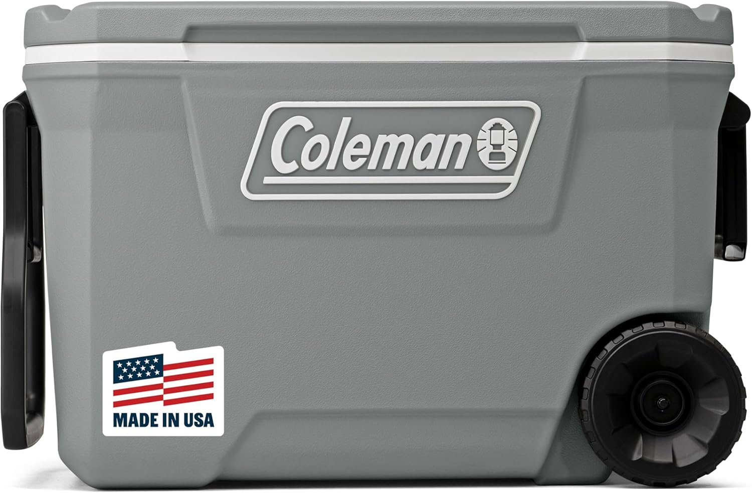 Coleman Insulated Portable Rolling Cooler with Wheels, Leak-Proof Outdoor Hard Cooler, Keeps Ice for Up to 5 Days, 100 Quart wourant