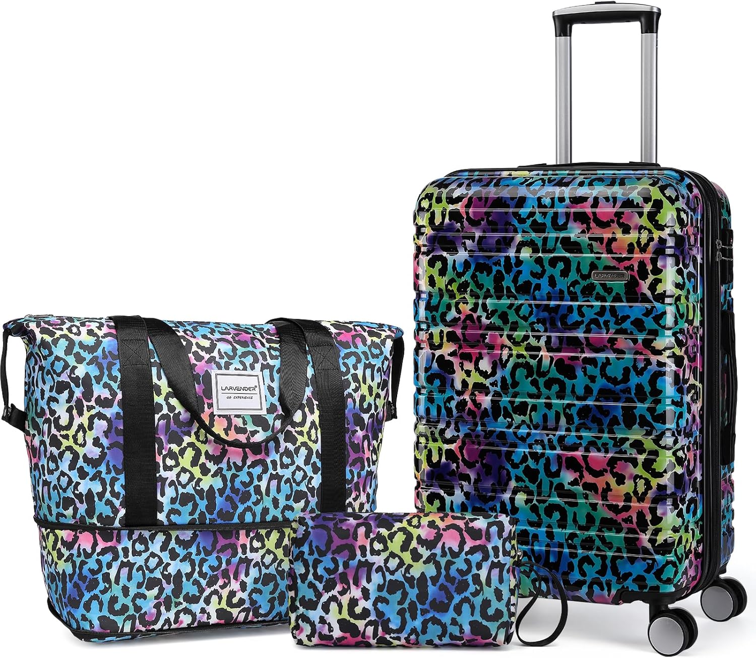 6-piece luggage set, expandable hardshell suitcase set with spinner wheels, lightweight rolling luggage set wourant