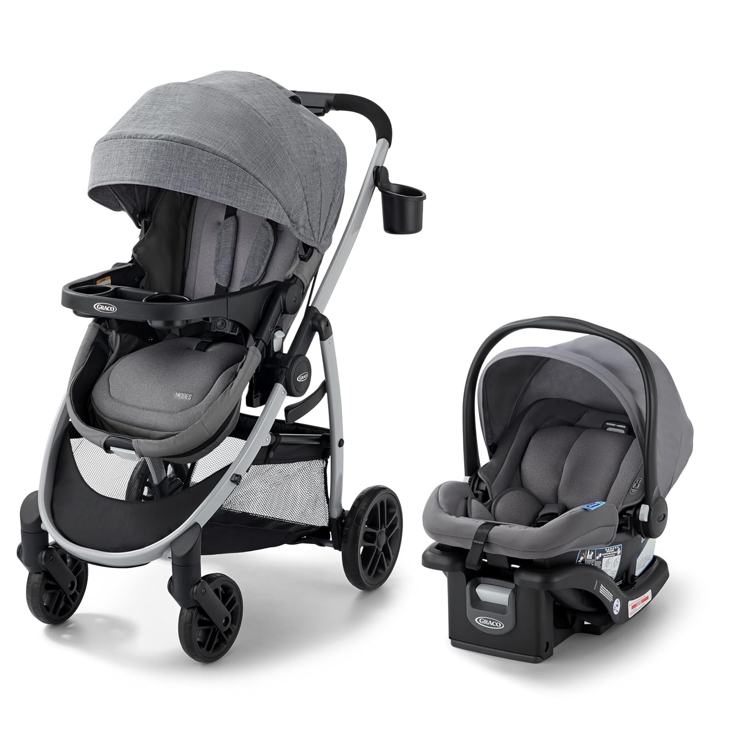 Graco Modes Pramette Travel System 3in1 Modular Car Seat Stroller Combo Infant Car Seat Carrier wourant